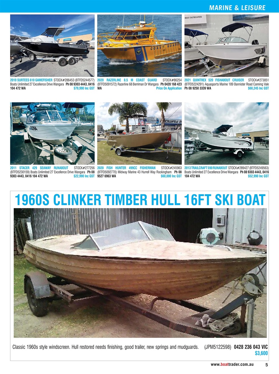 Boat Trader Australia Preview Pages