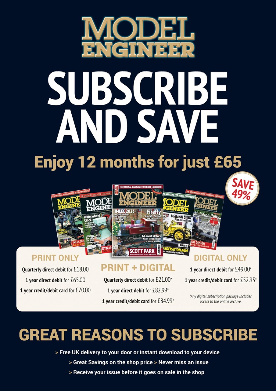 Model Engineer Preview Pages