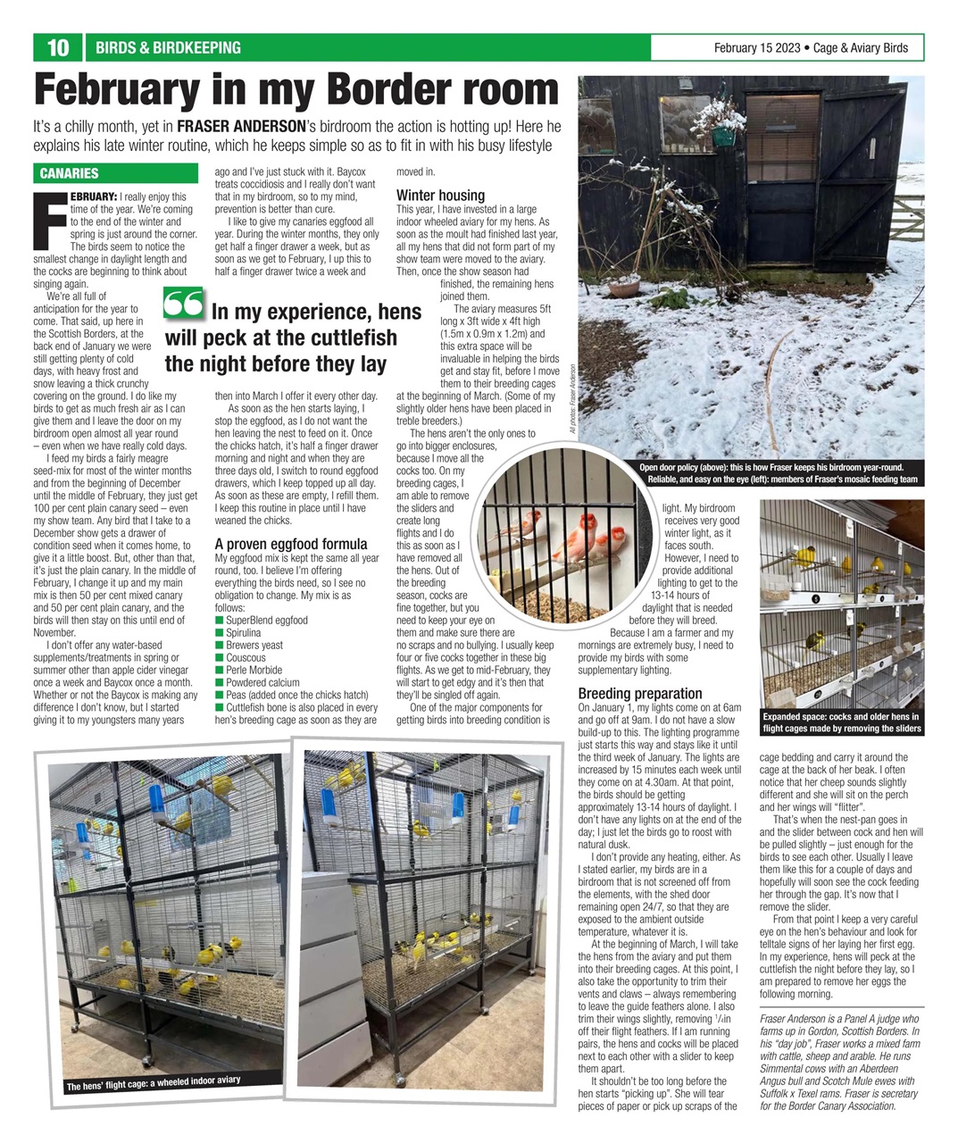 Cage & Aviary Birds Preview Pages