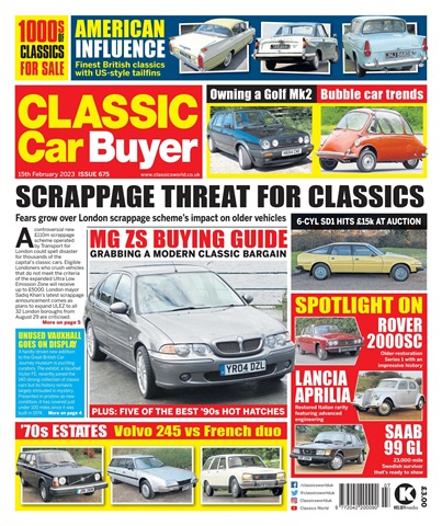 Classic Car Buyer issue 15 Feb 2023