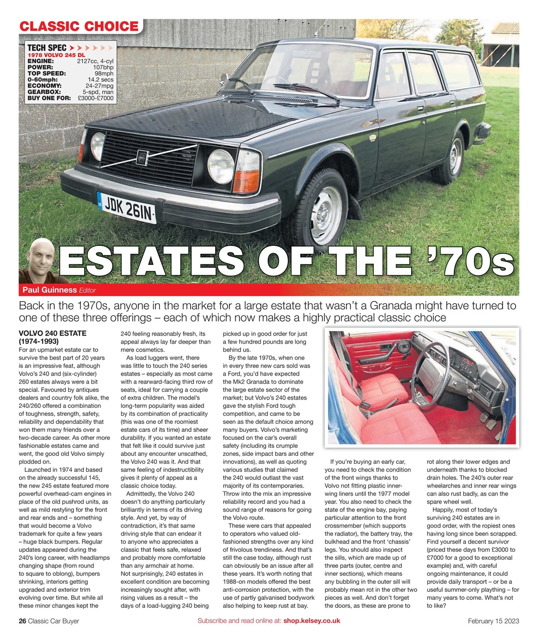 Classic Car Buyer Preview Pages