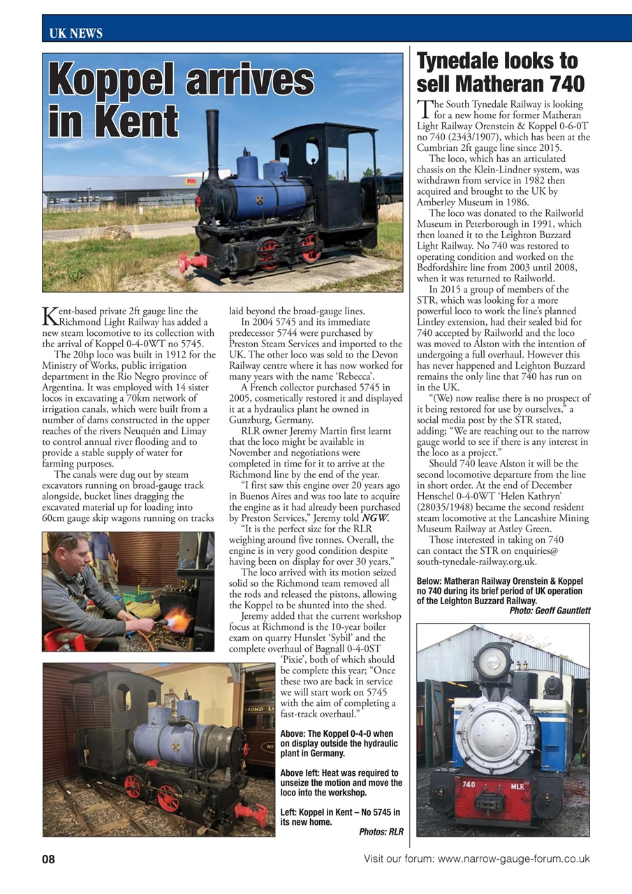Narrow Gauge World Preview Pages