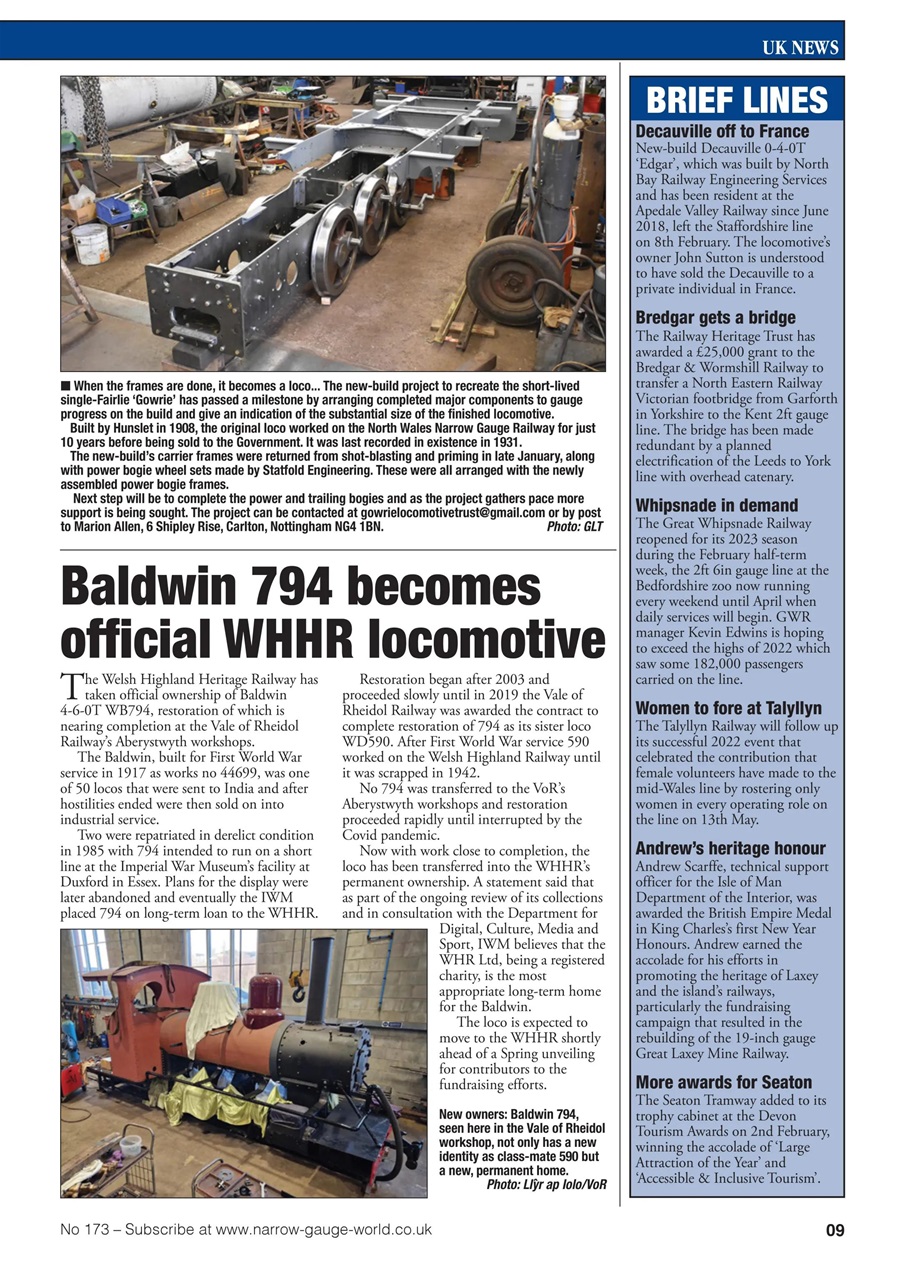 Narrow Gauge World Preview Pages