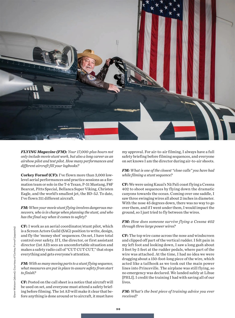 FLYING Magazine Preview Pages