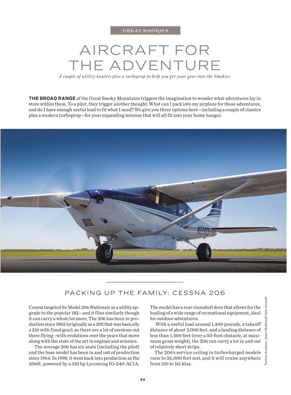 FLYING Magazine Preview Pages