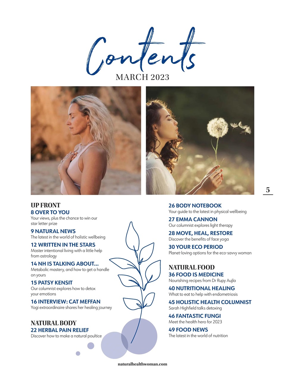 Natural Health Preview Pages