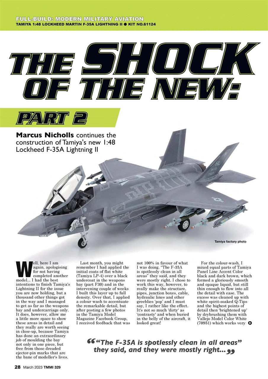 Tamiya Model Magazine Preview Pages