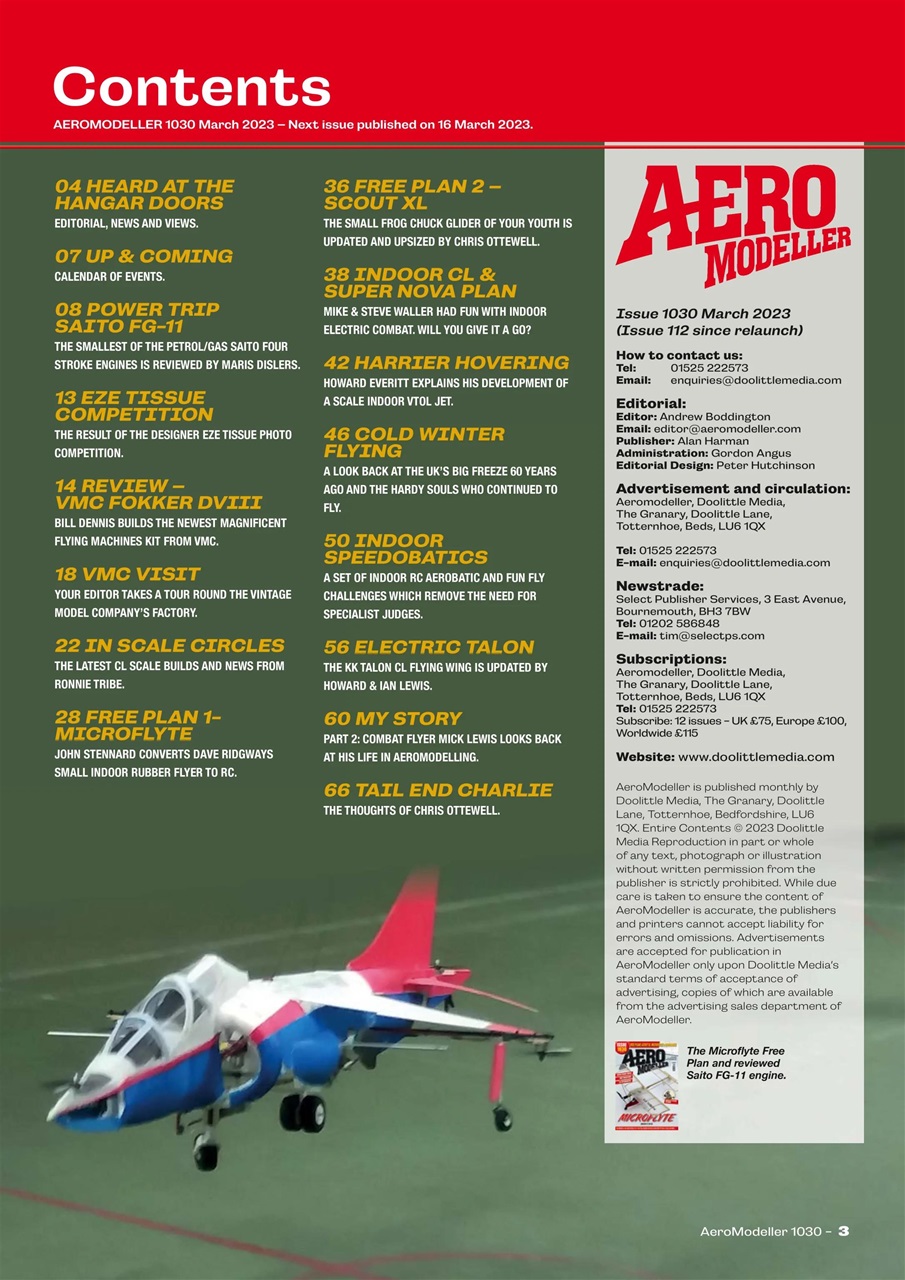 AeroModeller Preview Pages