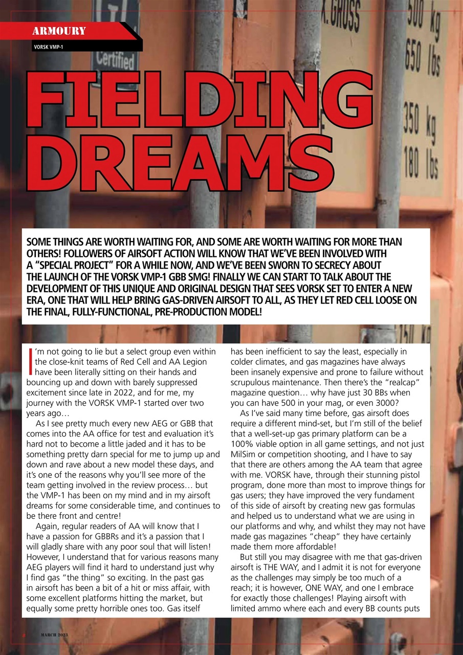 Airsoft Action Preview Pages