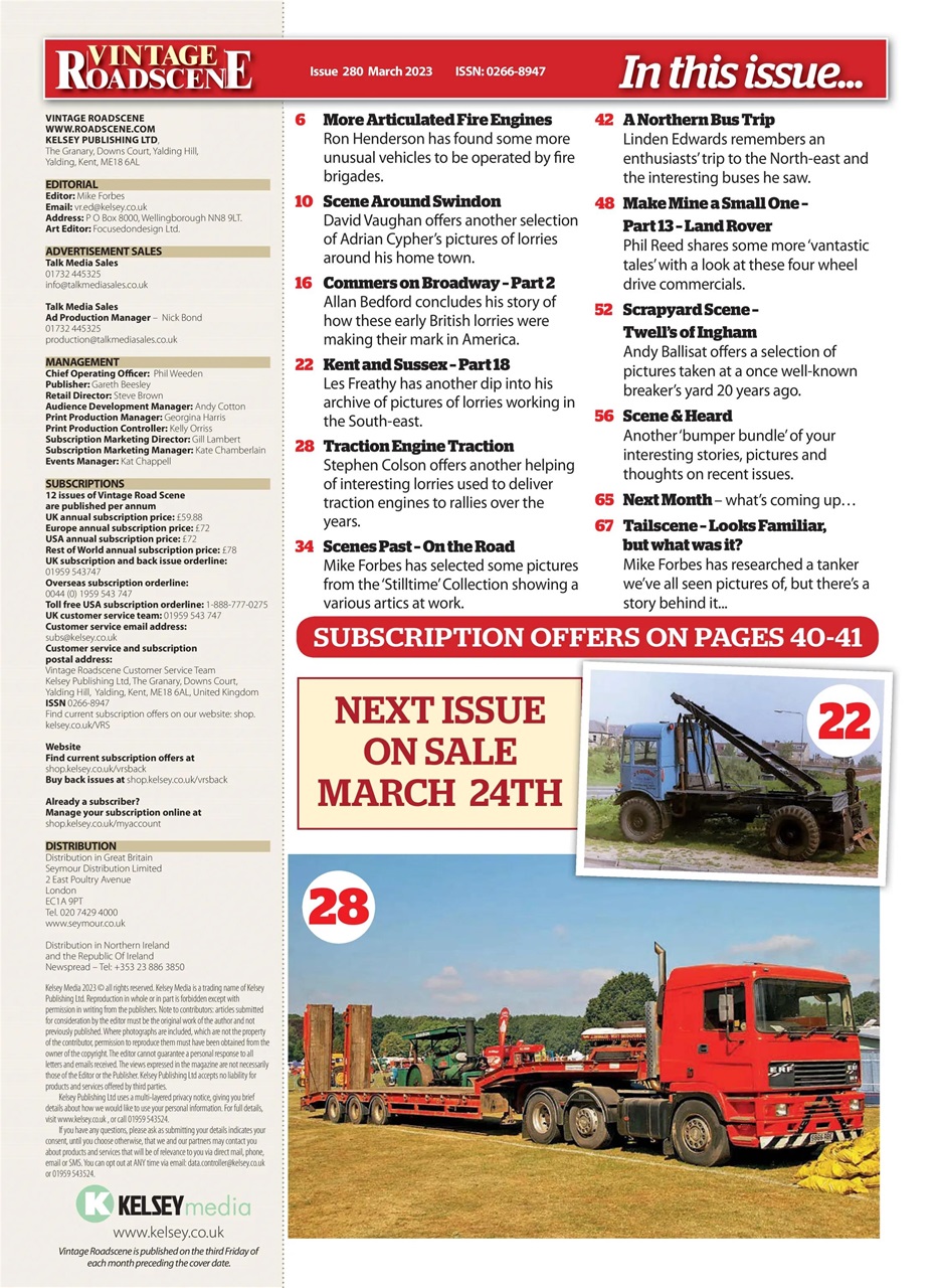 Vintage Roadscene Preview Pages