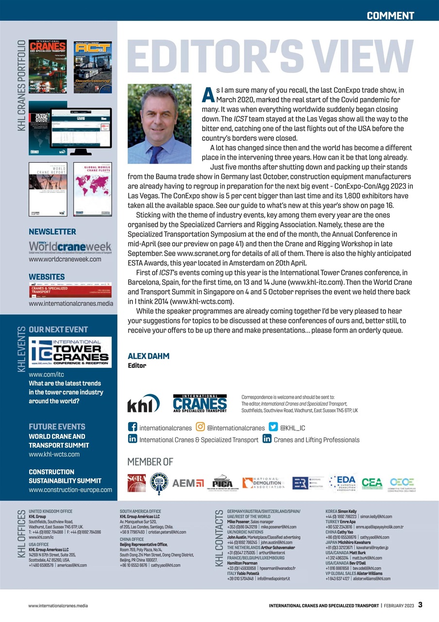 Int. Cranes and Specialized Transp Preview Pages