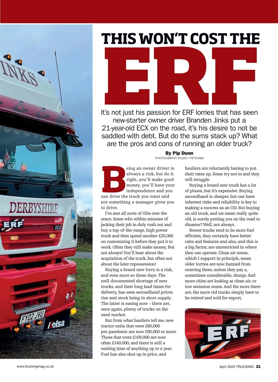 Trucking Magazine Preview Pages