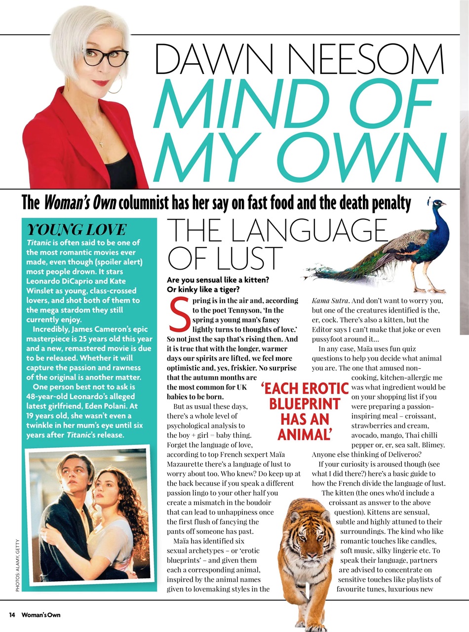 Woman's Own Preview Pages