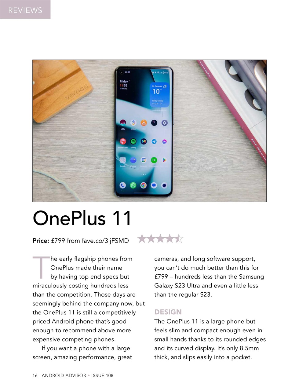 Android Advisor Preview Pages