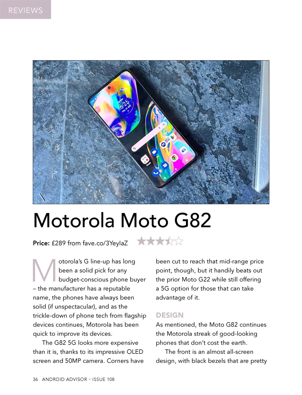 Android Advisor Preview Pages