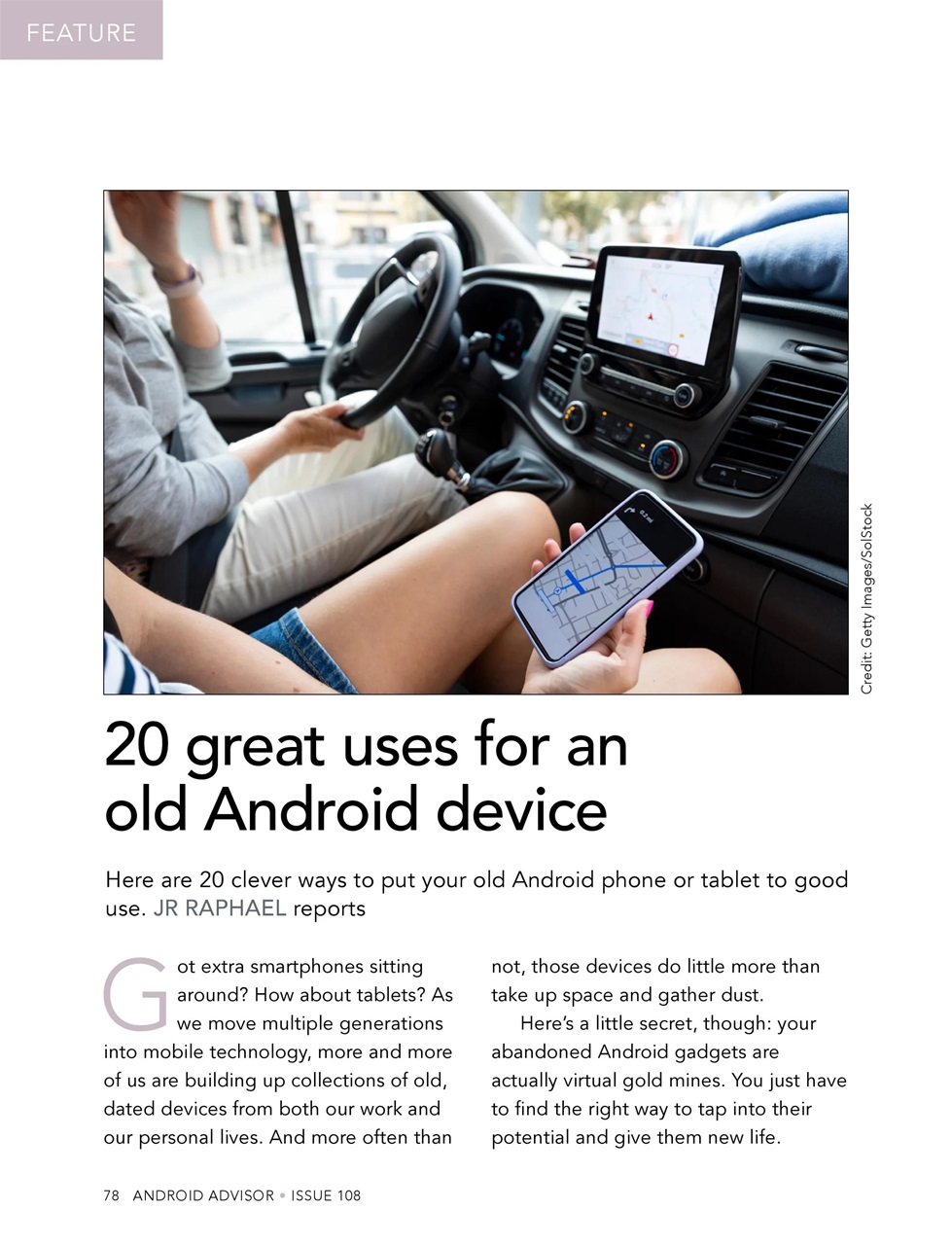 Android Advisor Preview Pages
