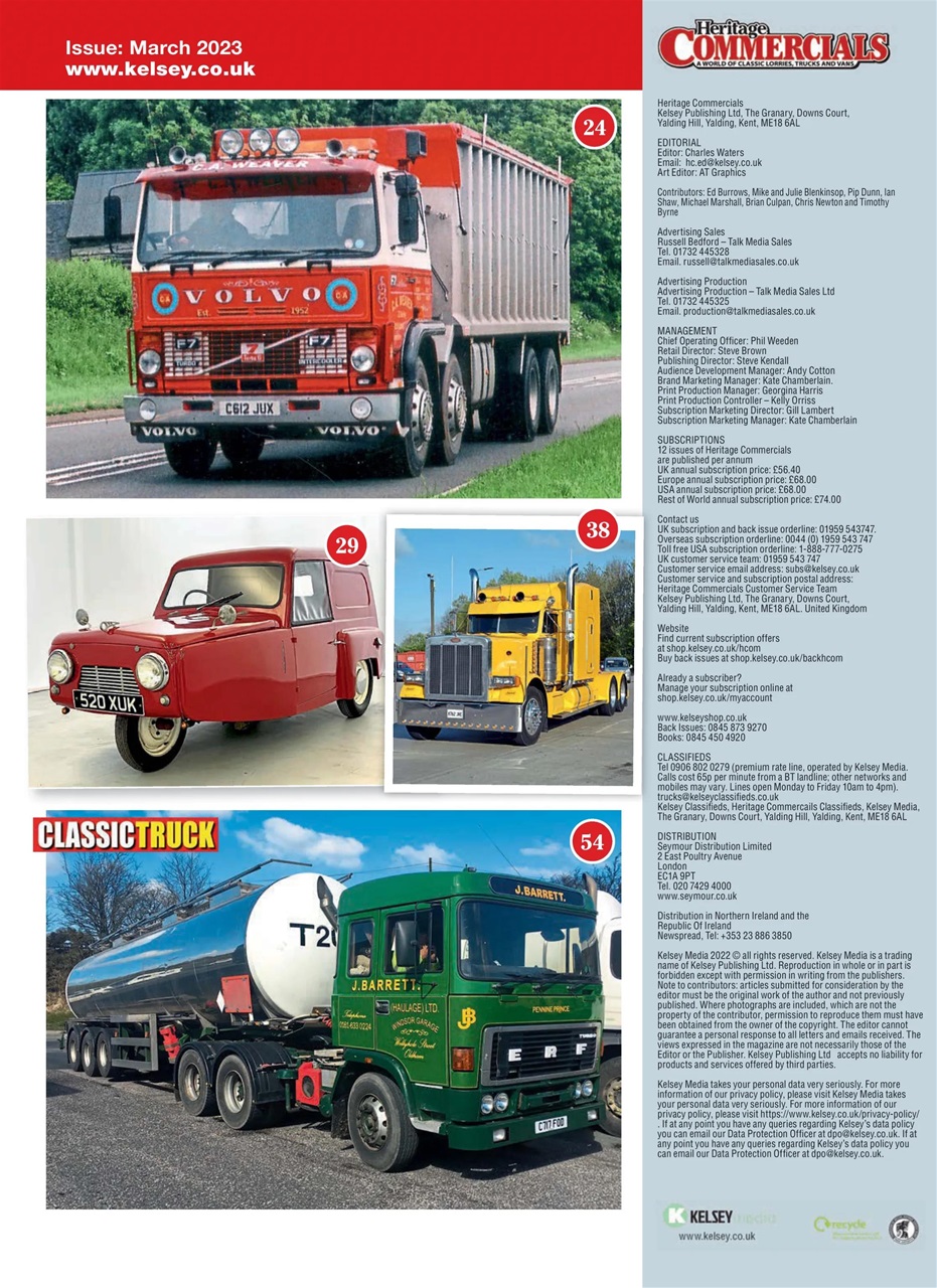 Heritage Commercials Magazine Preview Pages