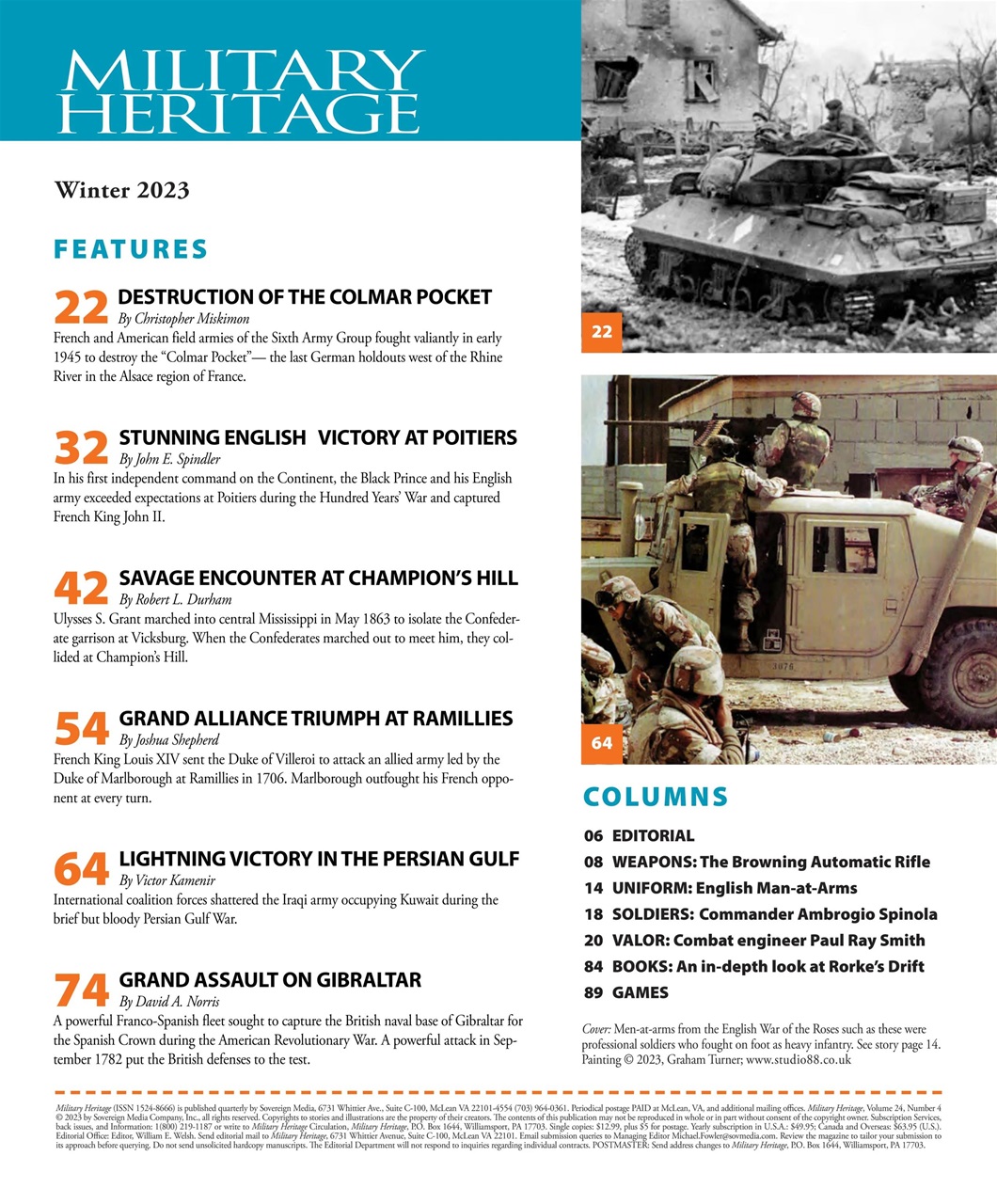 Military Heritage Preview Pages