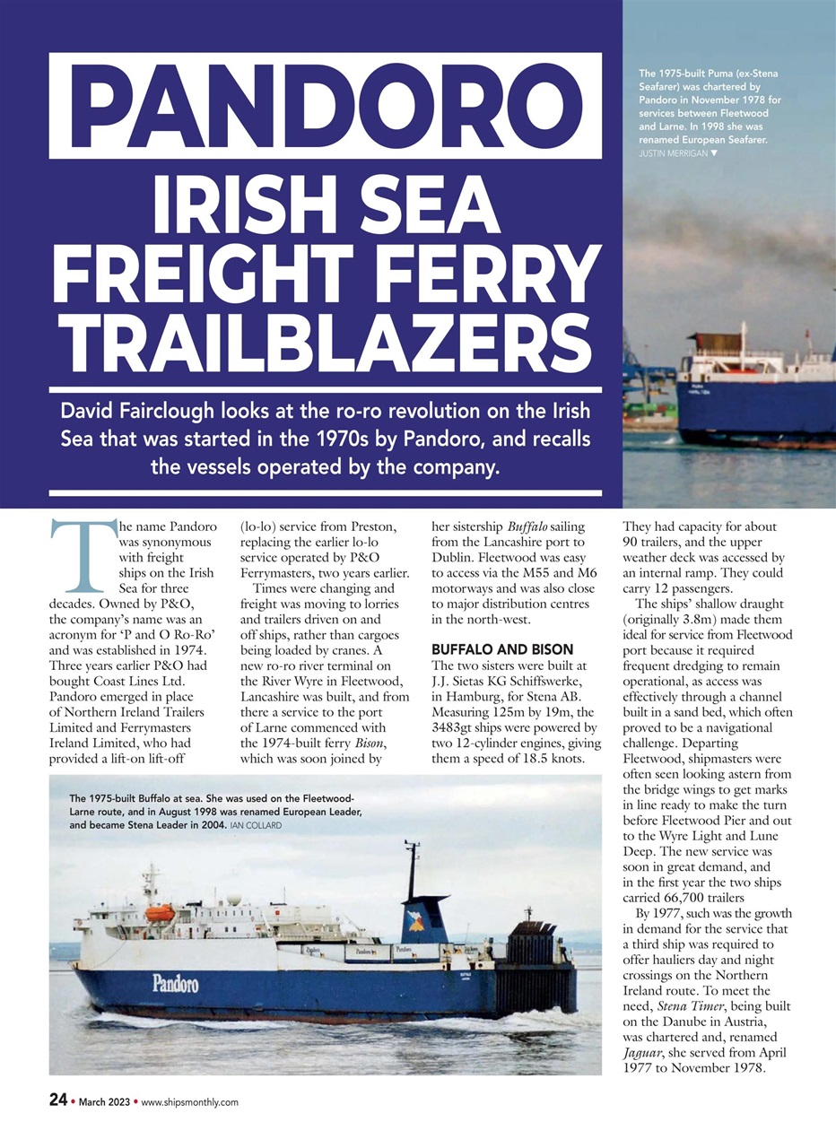 Ships Monthly Preview Pages