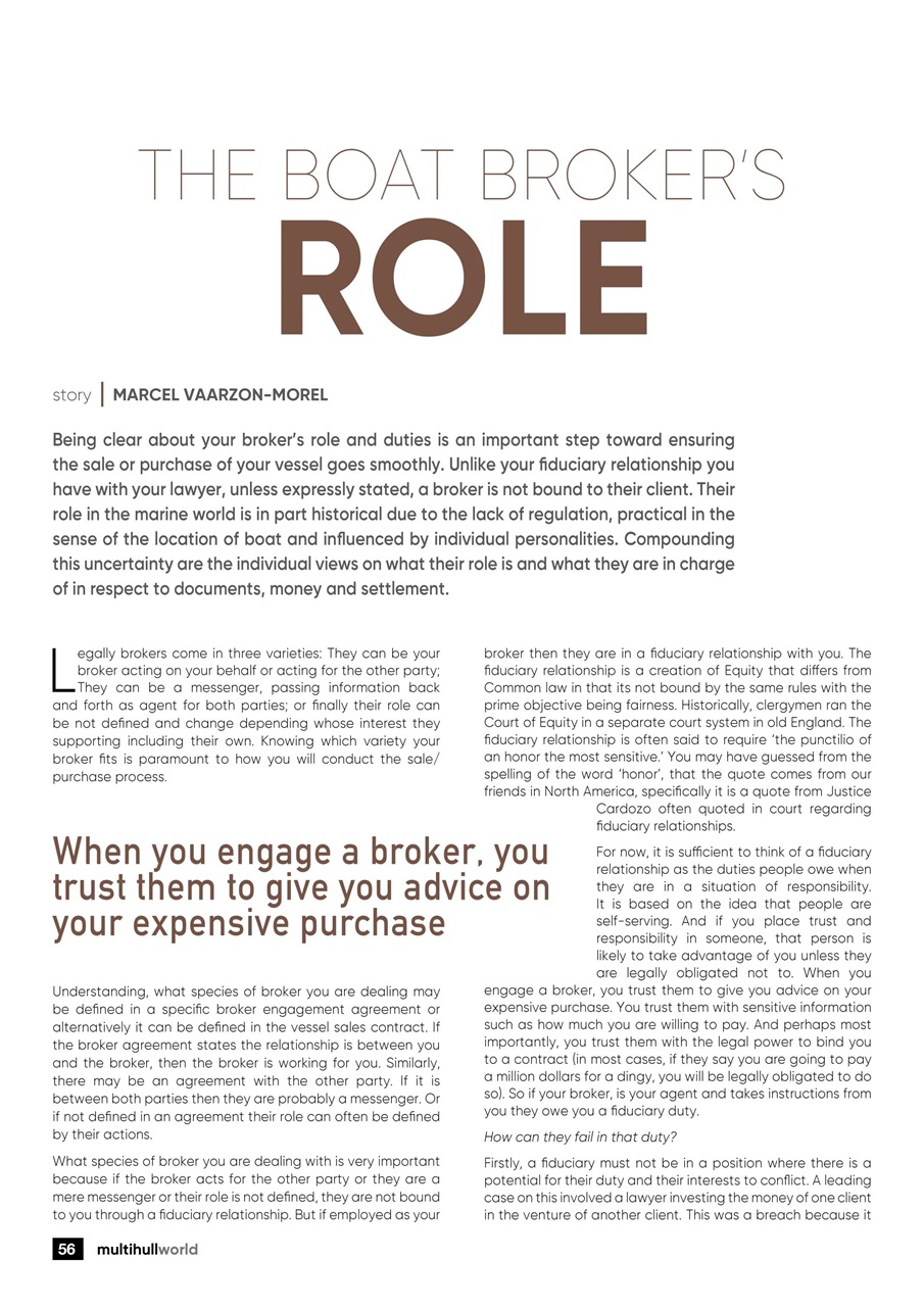 Multihull World Preview Pages