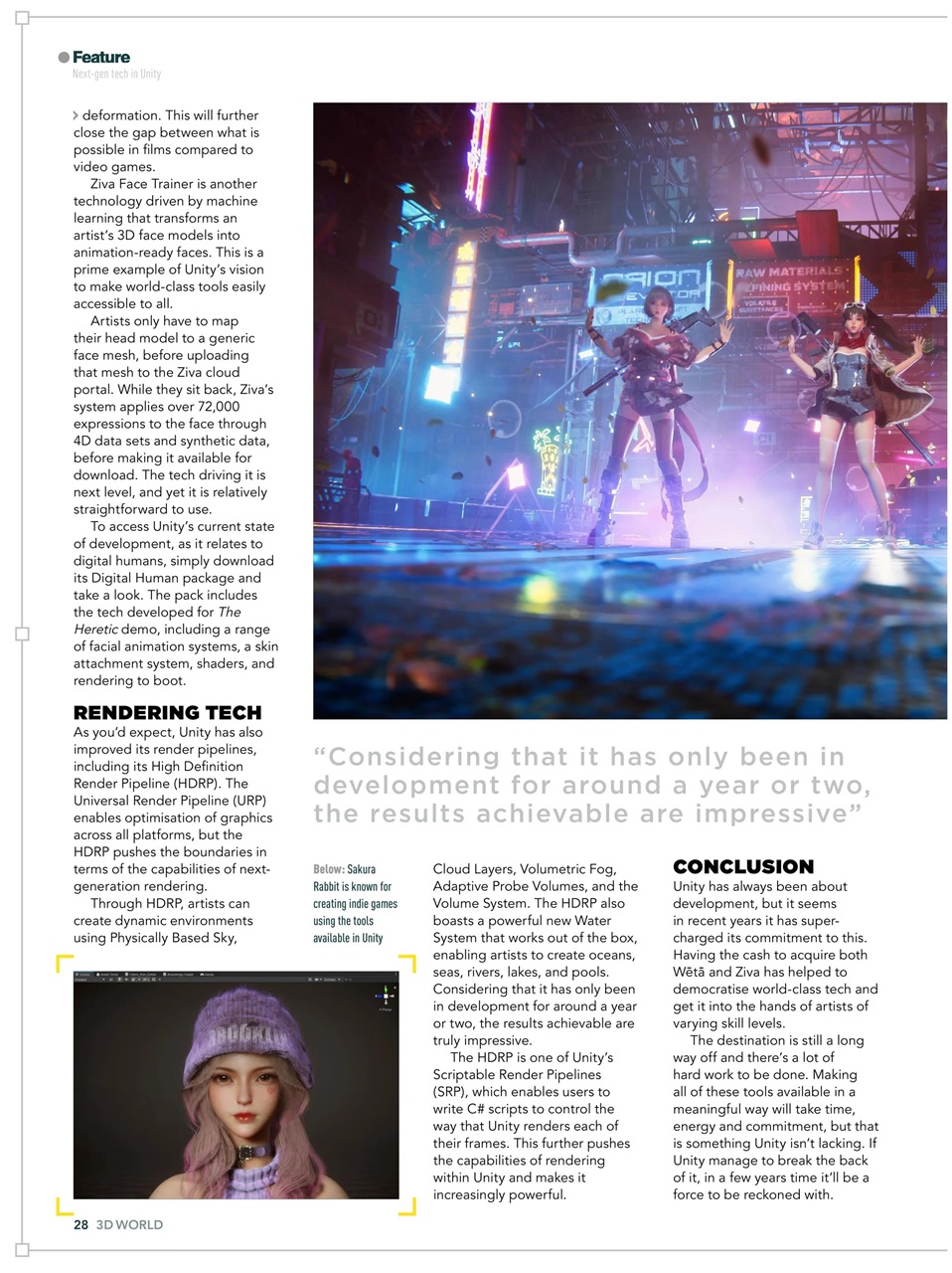 3D World Preview Pages