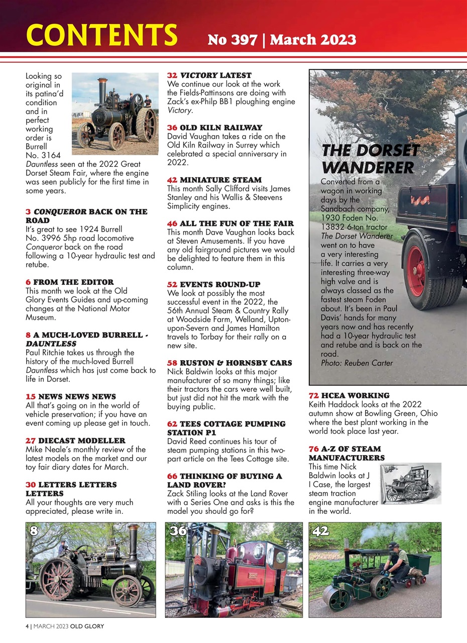 Old Glory Magazine Preview Pages