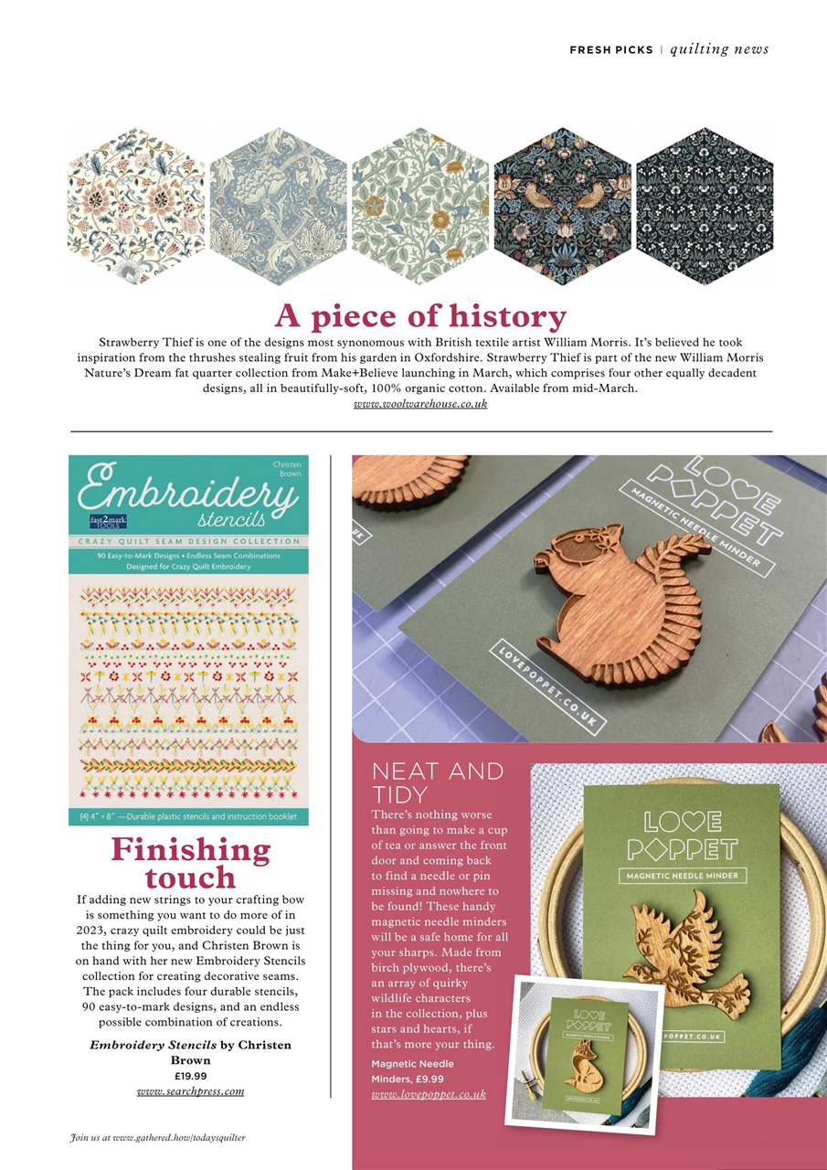 Today’s Quilter Preview Pages