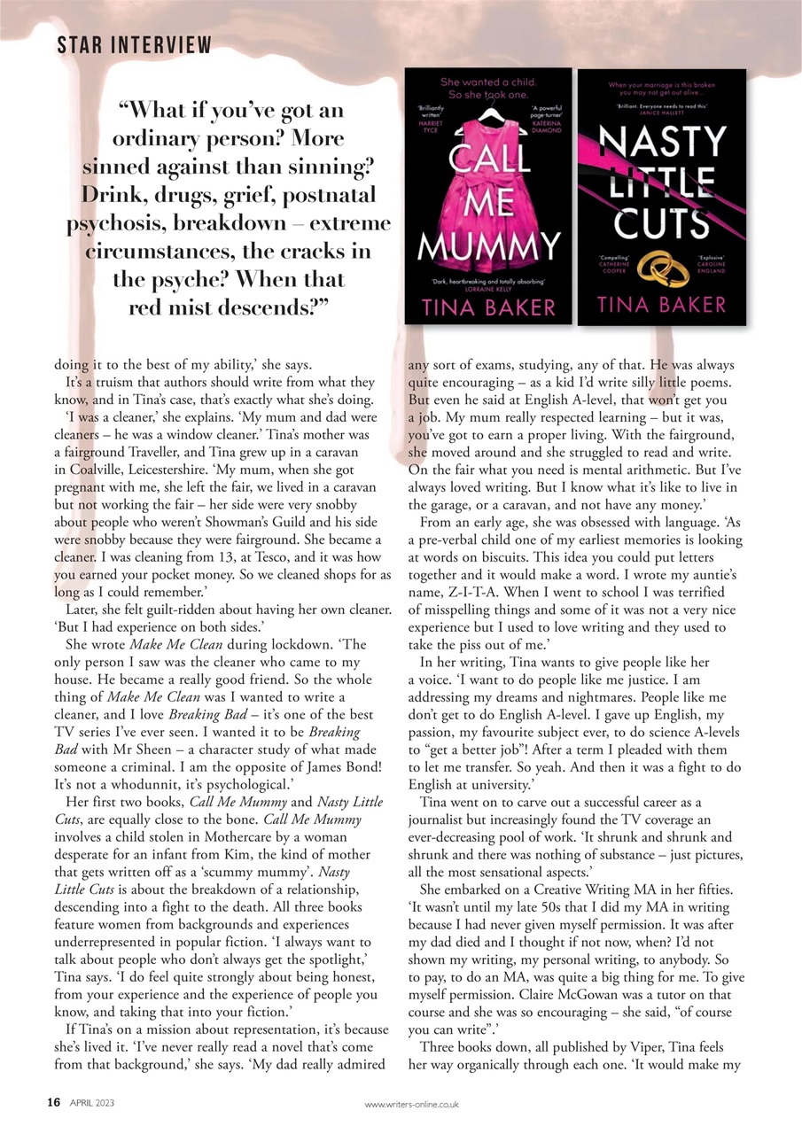 Writing Magazine Preview Pages