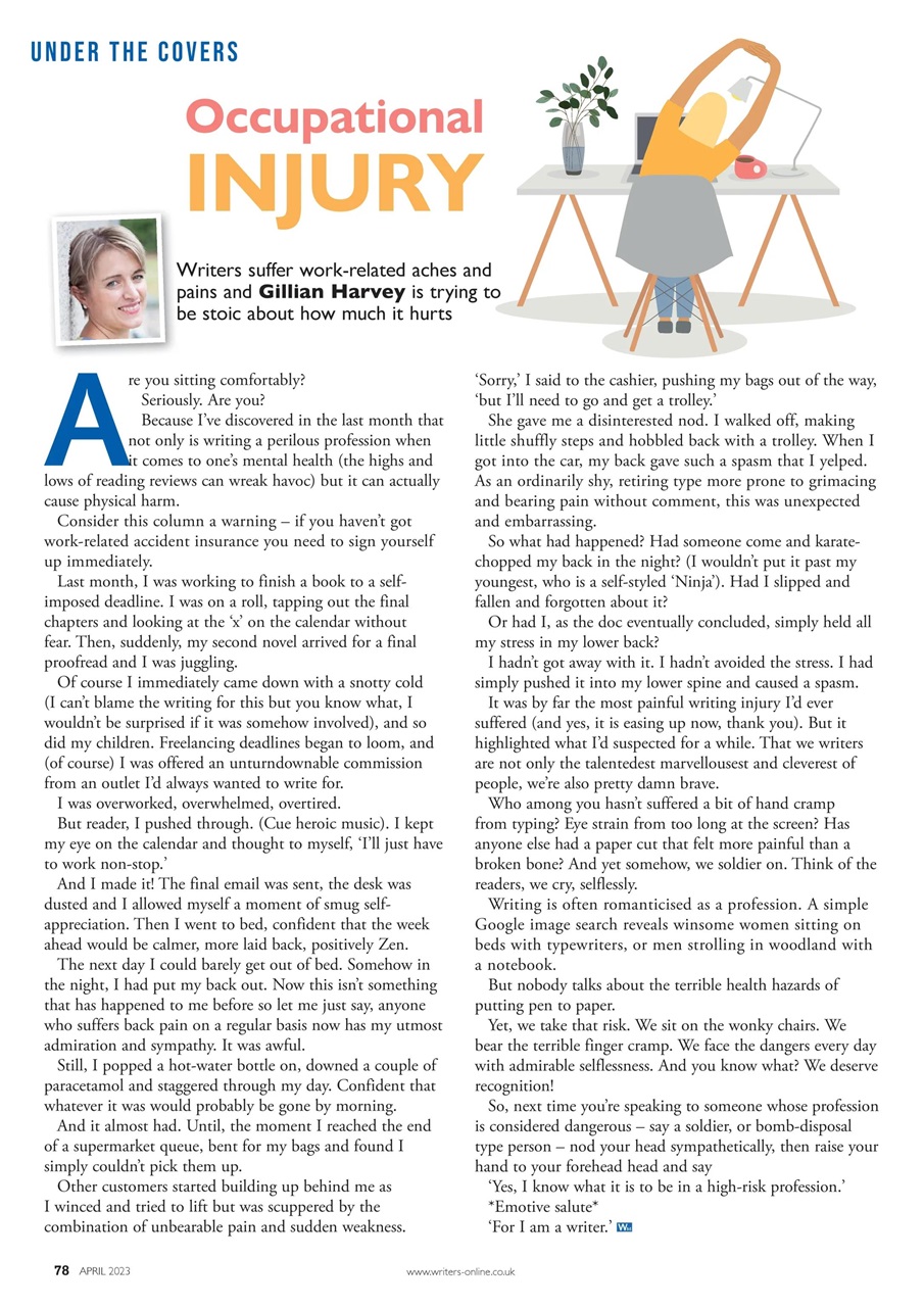 Writing Magazine Preview Pages