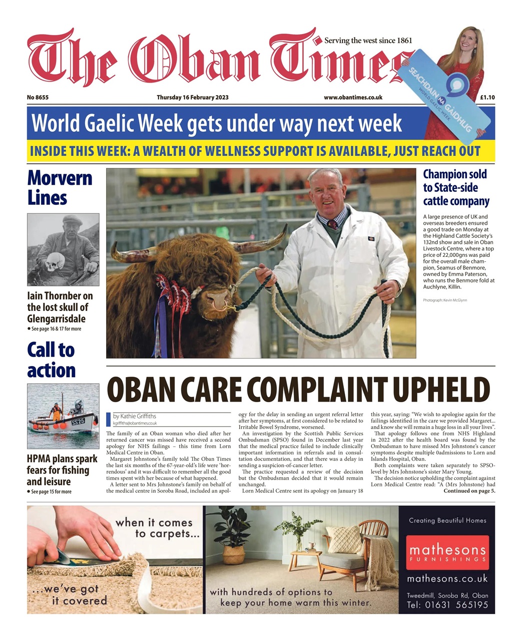 The Oban Times & Lochaber Times Preview Pages