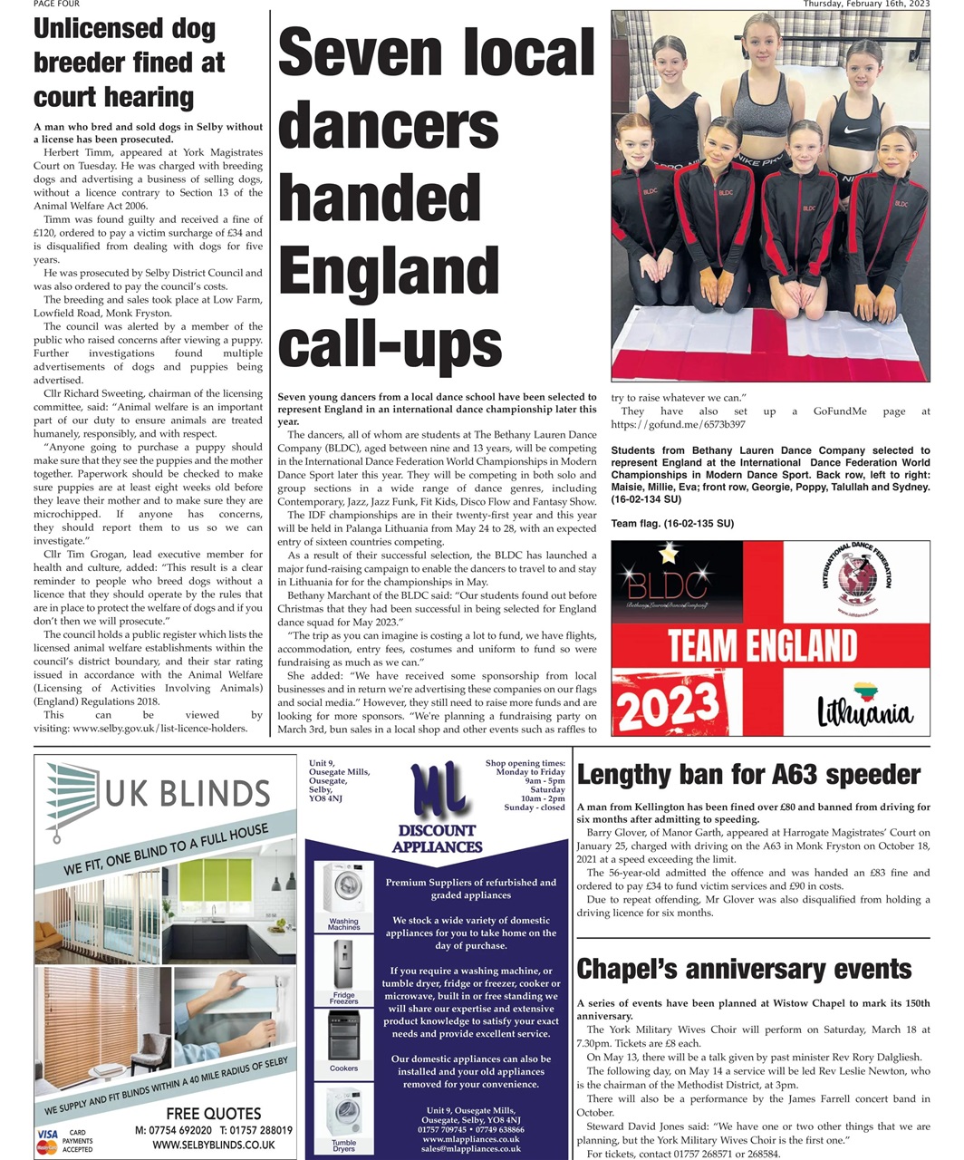 Selby Times Preview Pages