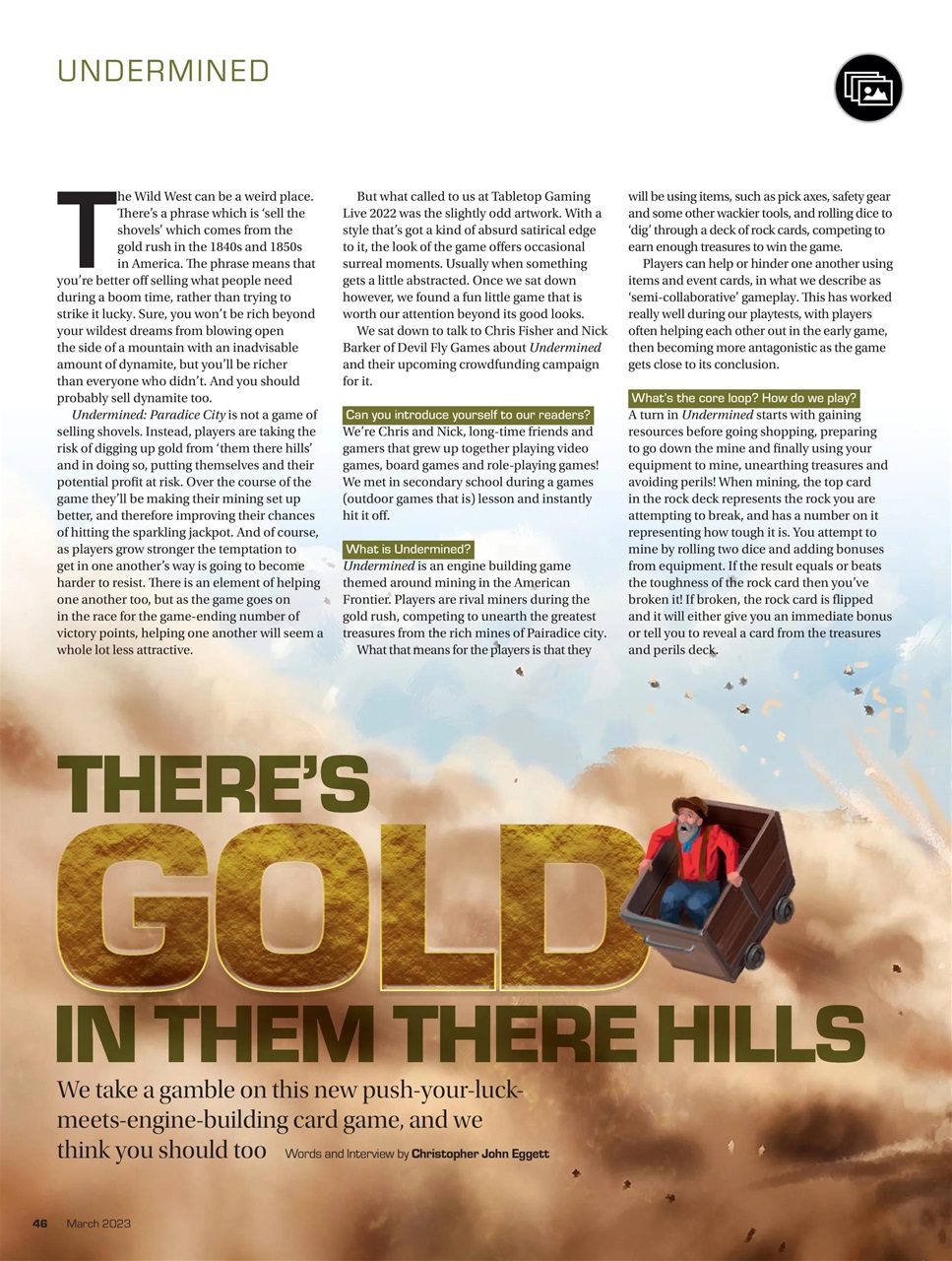Tabletop Gaming Preview Pages