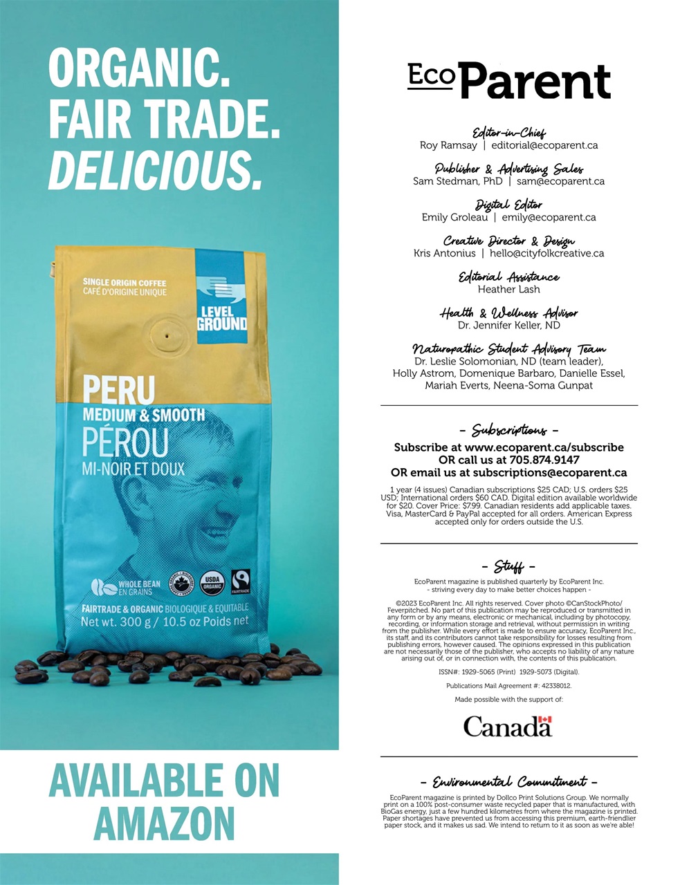 Ecoparent Magazine Preview Pages