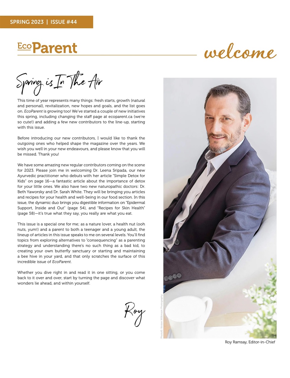 Ecoparent Magazine Preview Pages