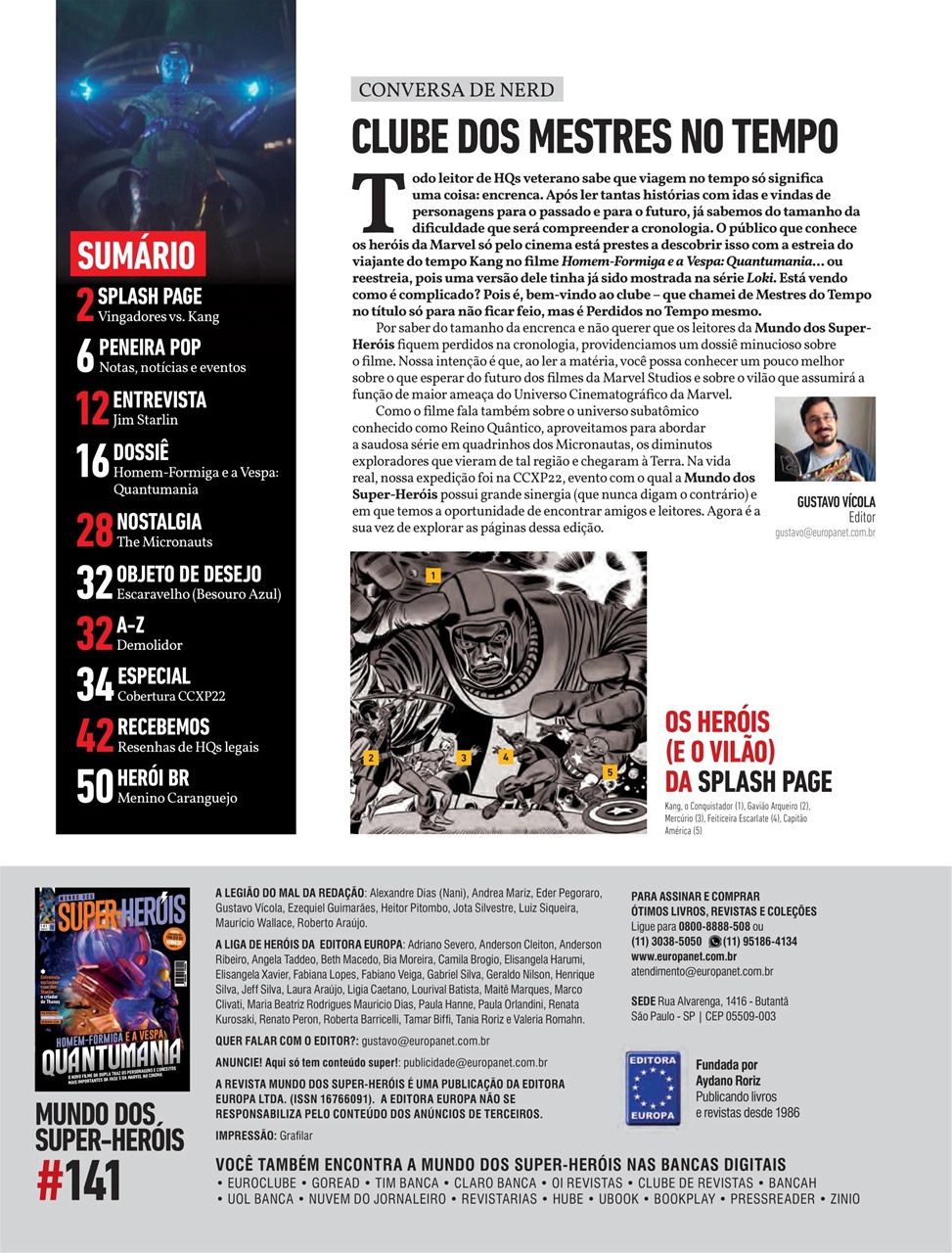 Mundo dos Super-Heróis Preview Pages