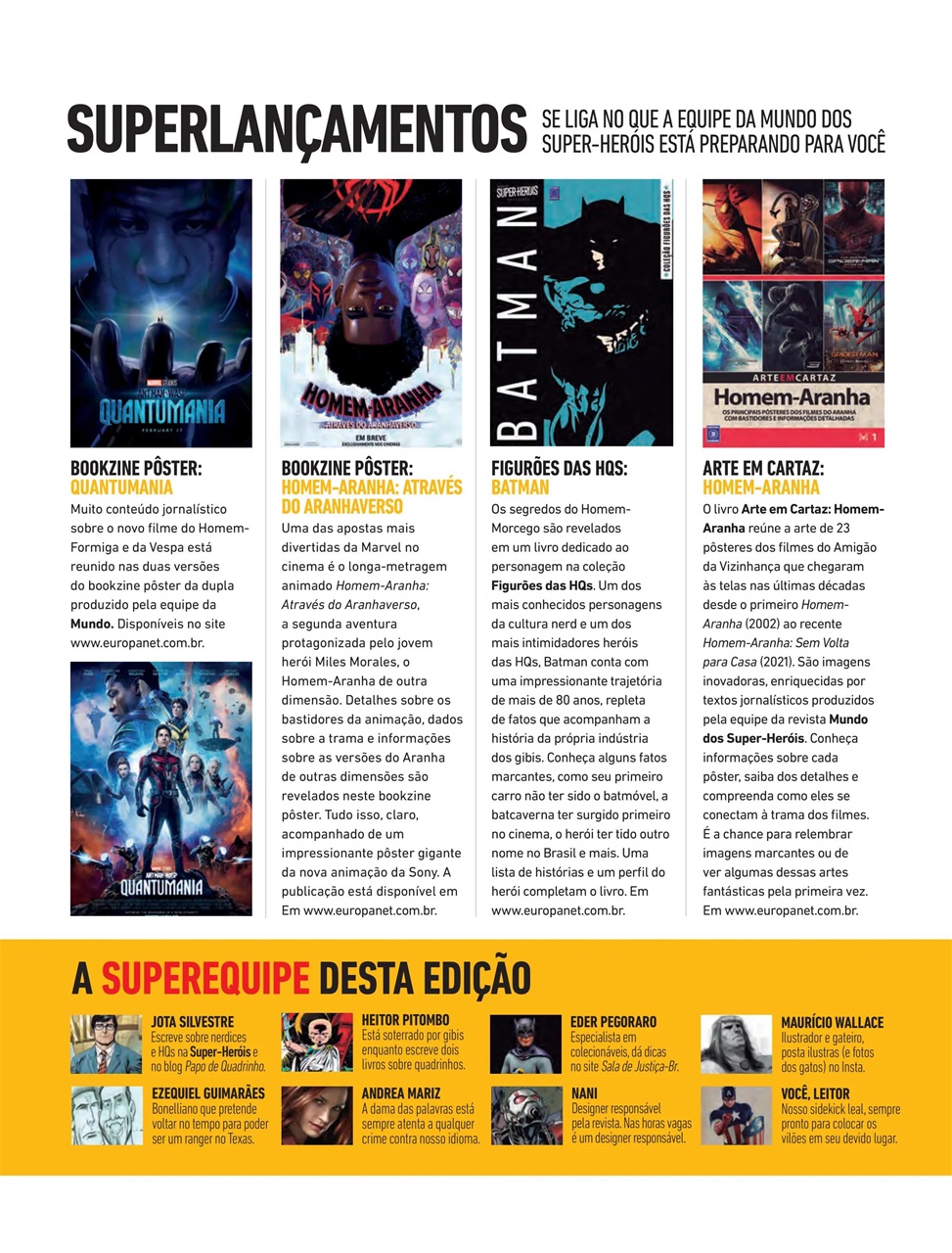 Mundo dos Super-Heróis Preview Pages