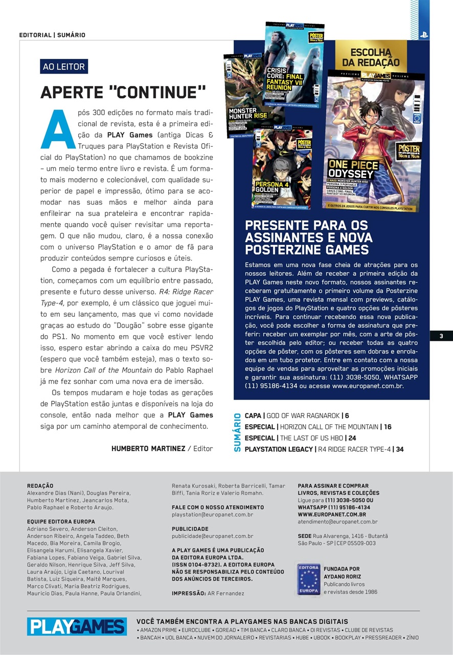 PlayStation Preview Pages