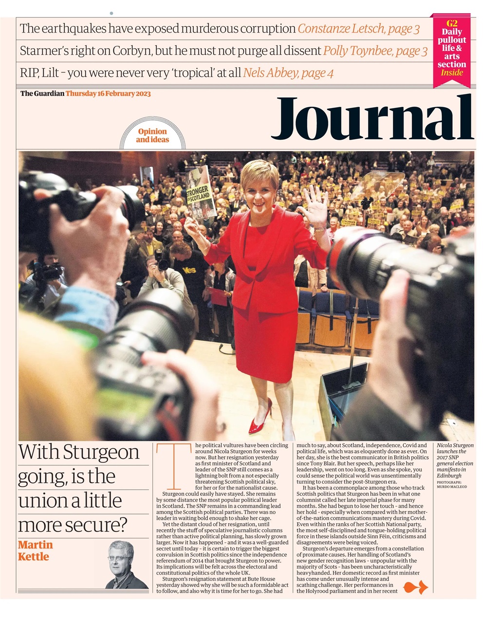 The Guardian Newspaper Preview Pages