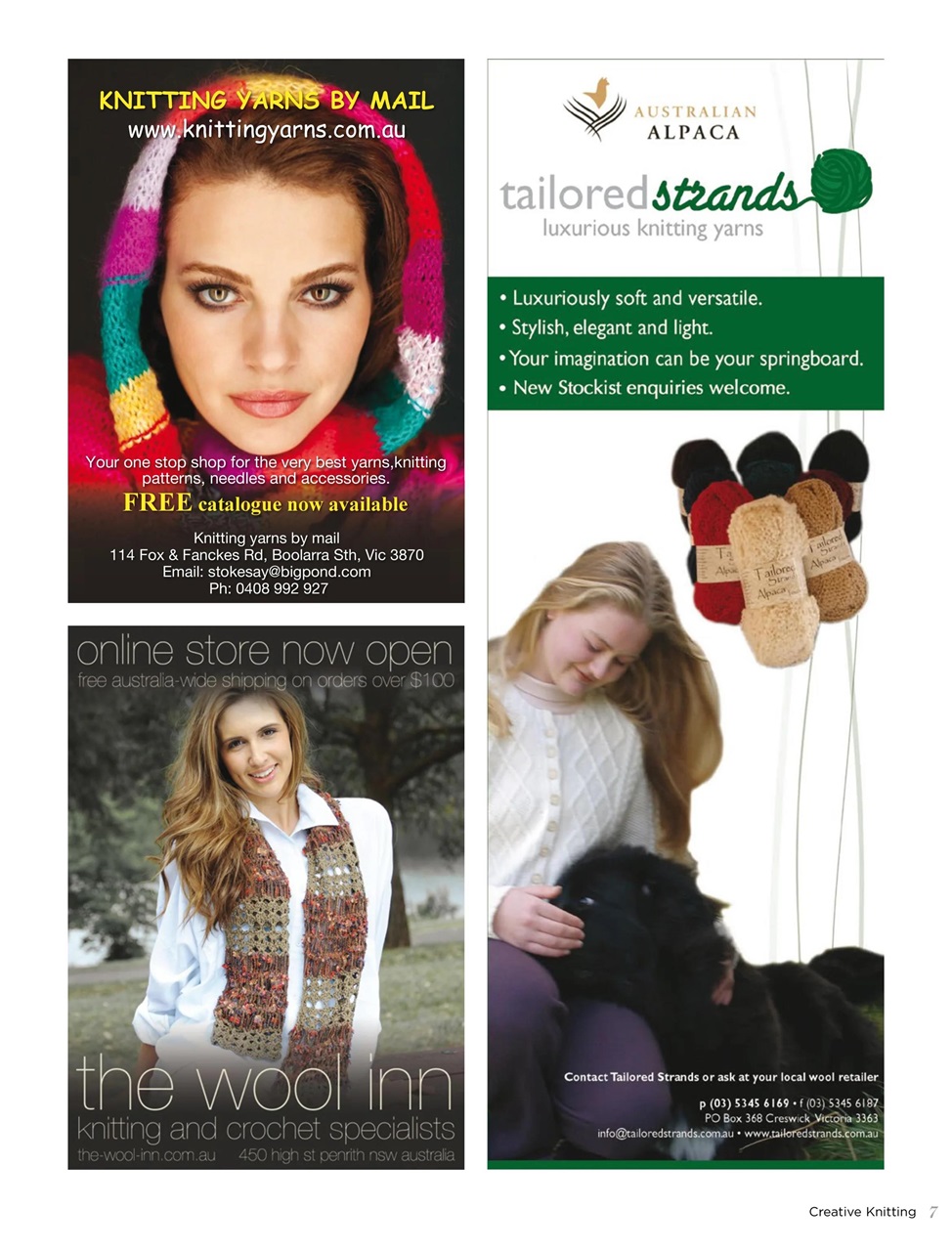 Creative Knitting Preview Pages