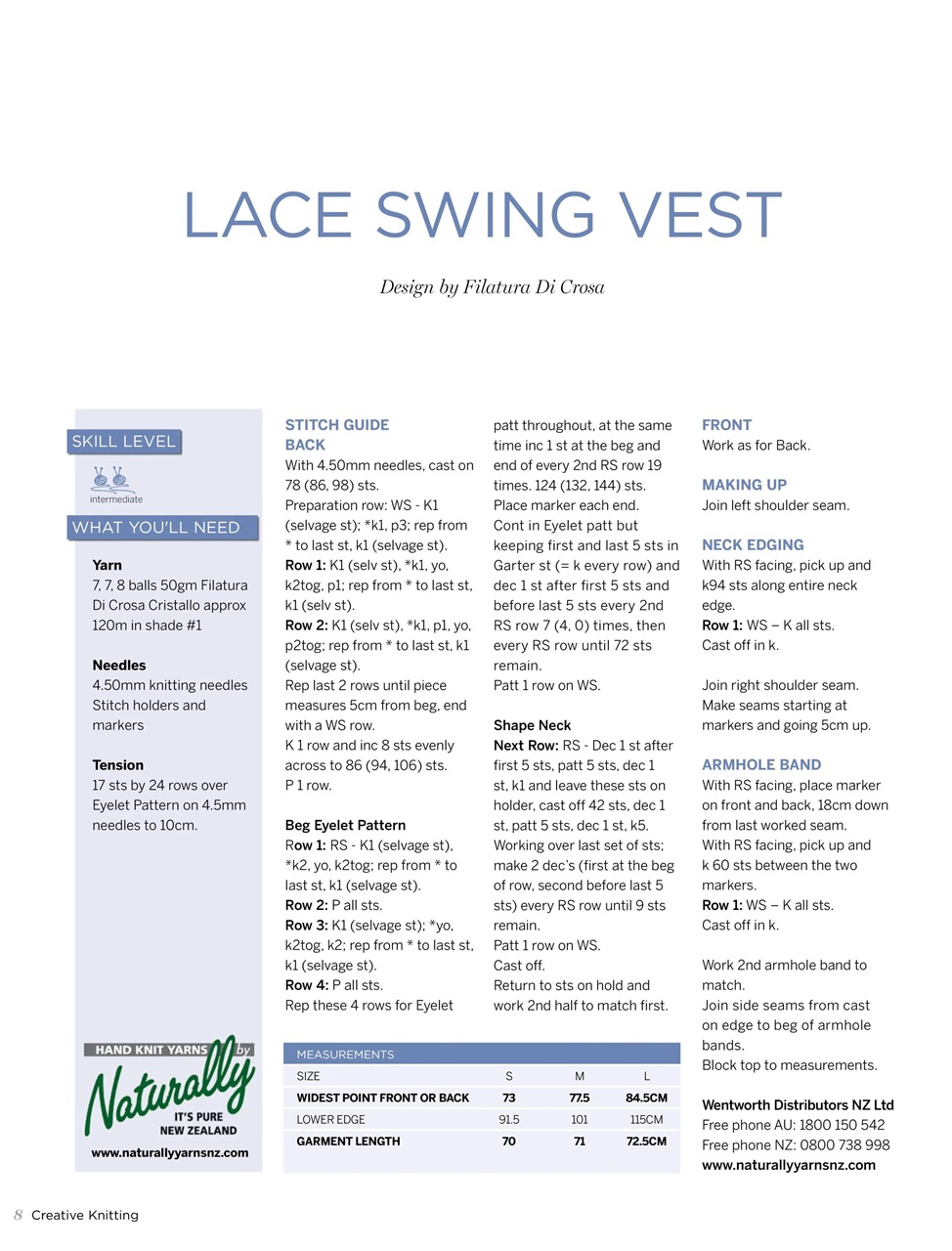 Creative Knitting Preview Pages