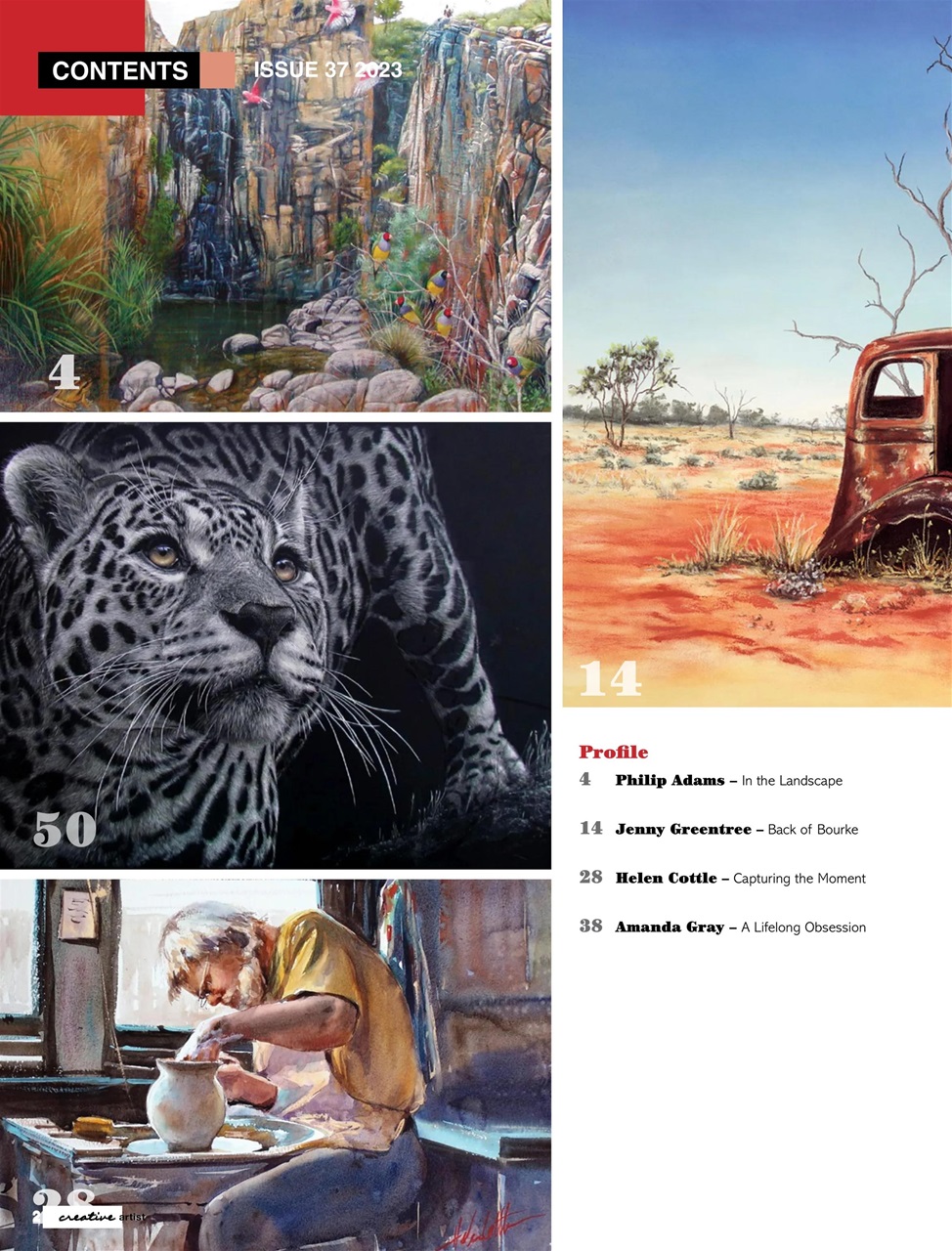 Creative Artist Preview Pages