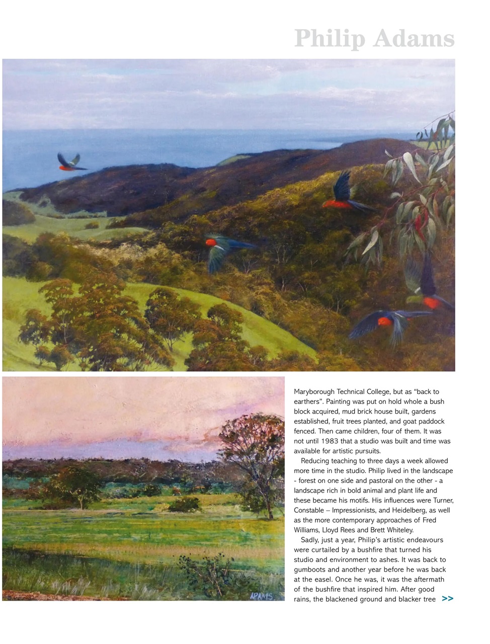 Creative Artist Preview Pages