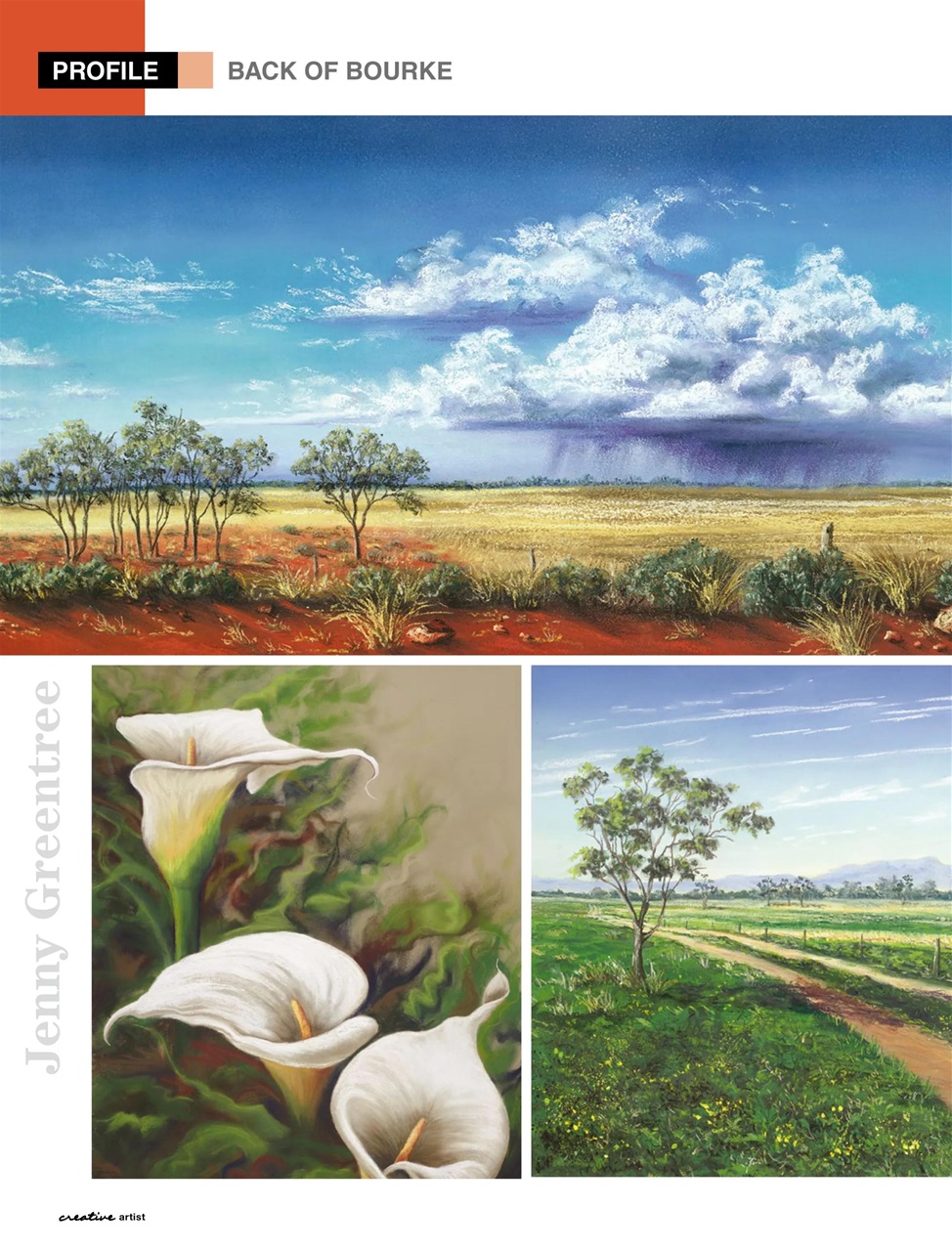 Creative Artist Preview Pages