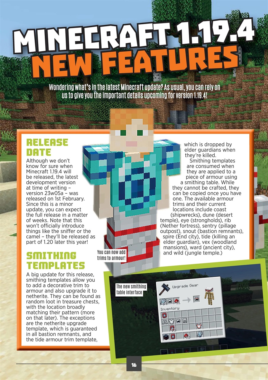 Minecraft World Preview Pages