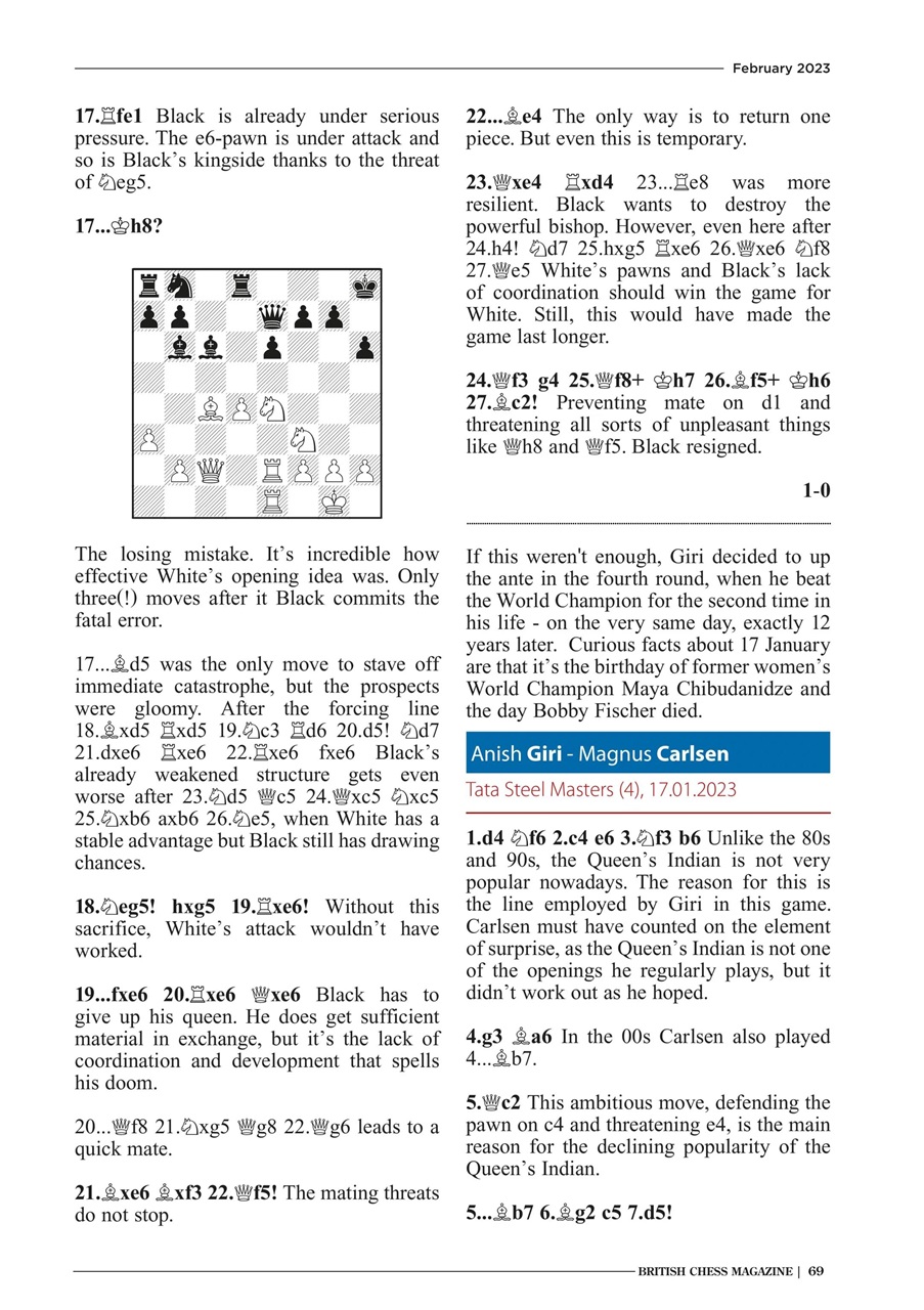 British Chess Magazine Preview Pages
