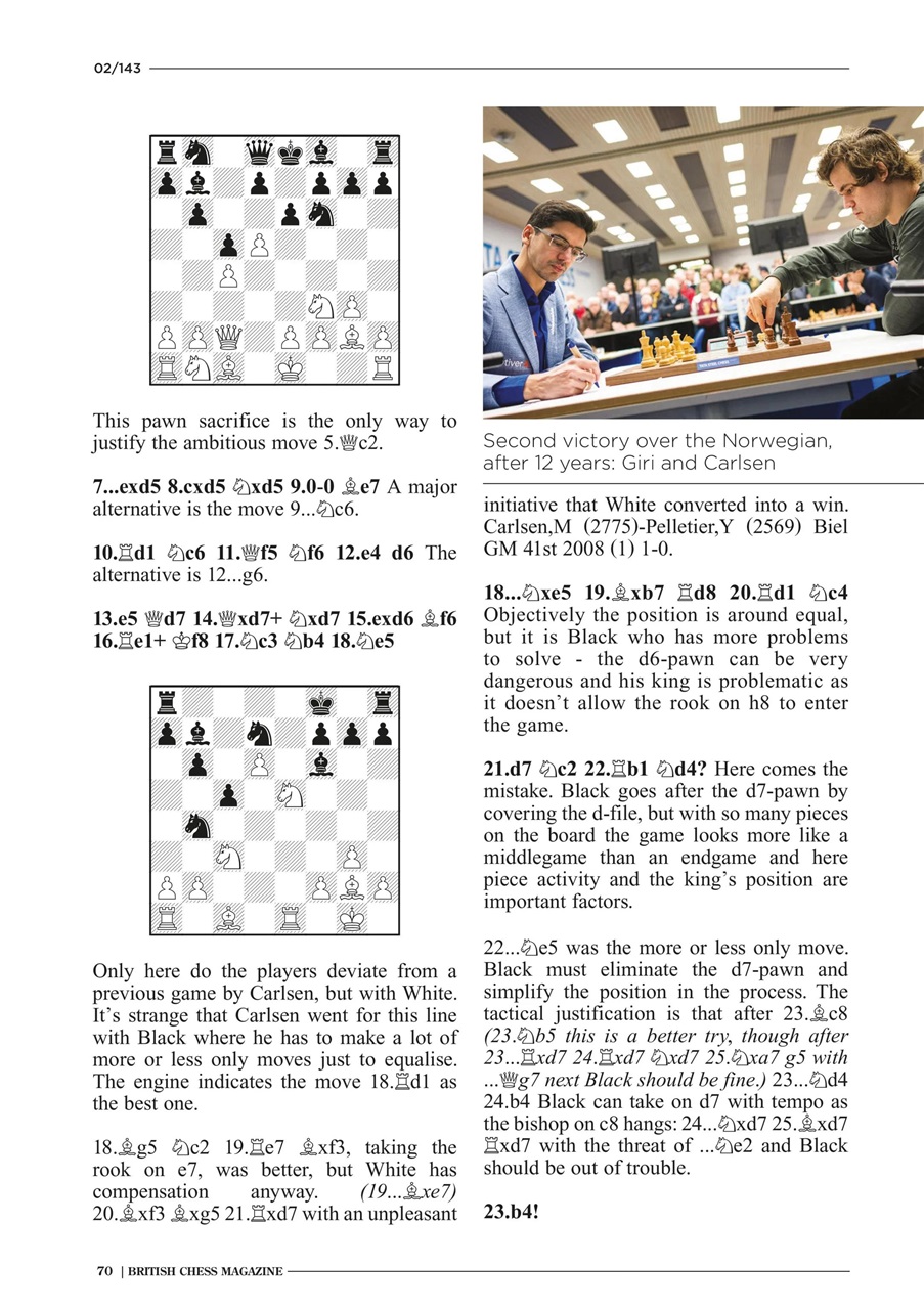 British Chess Magazine Preview Pages