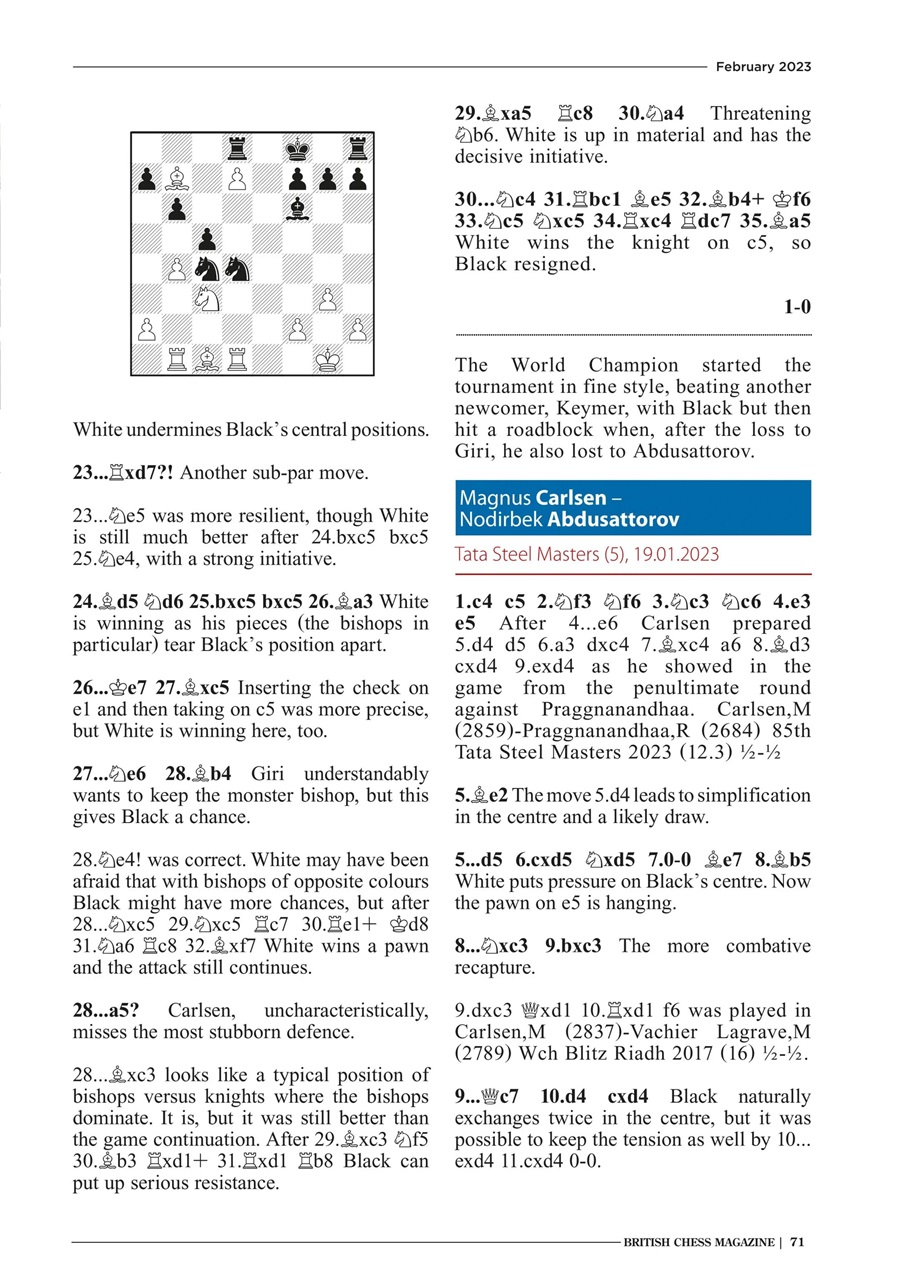 British Chess Magazine Preview Pages