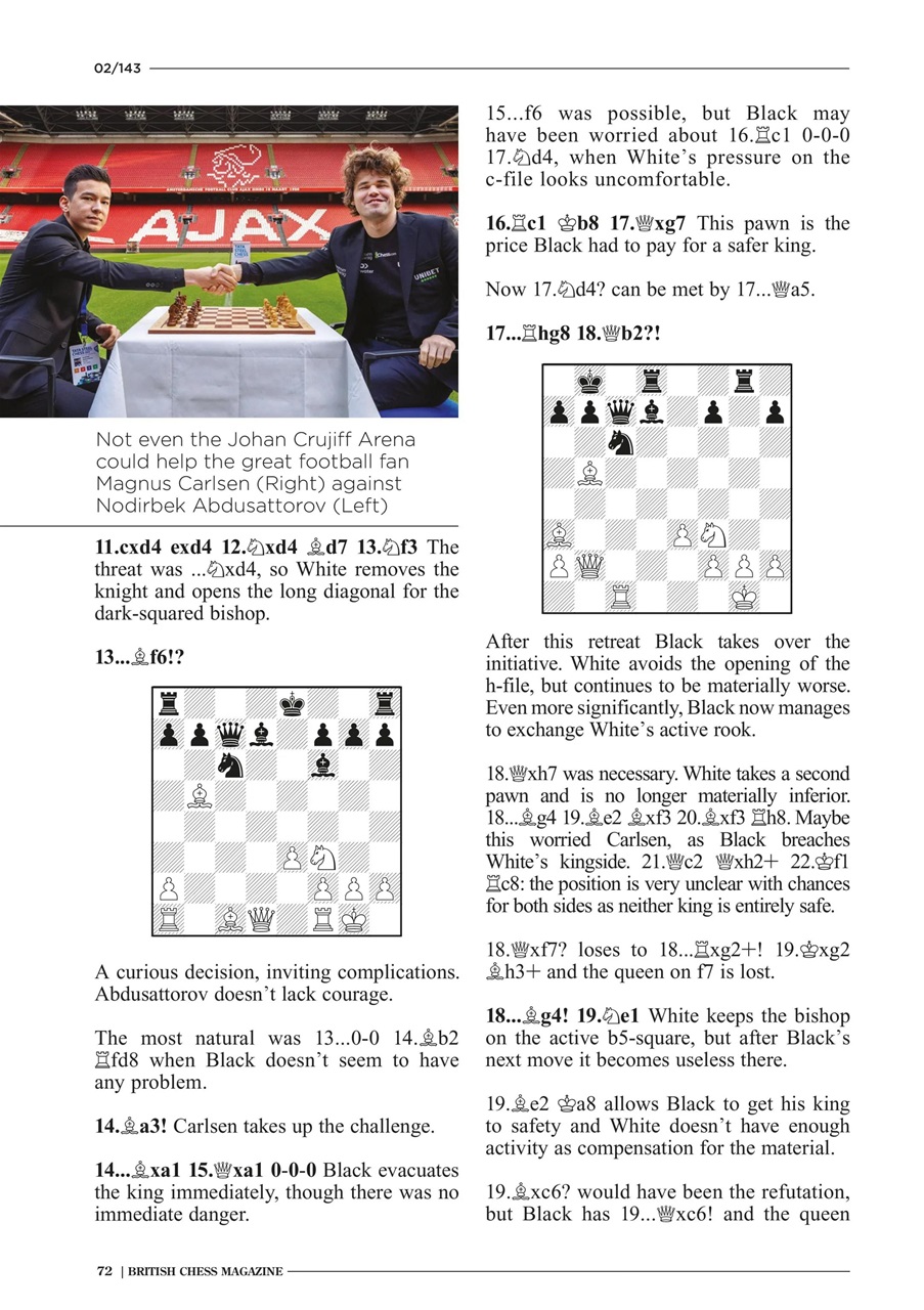 British Chess Magazine Preview Pages
