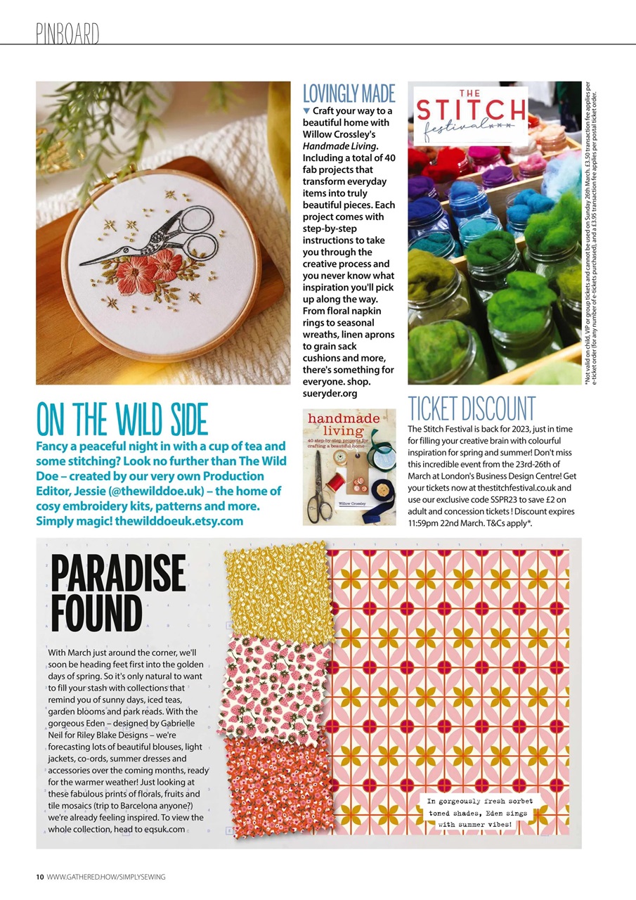 Simply Sewing Preview Pages