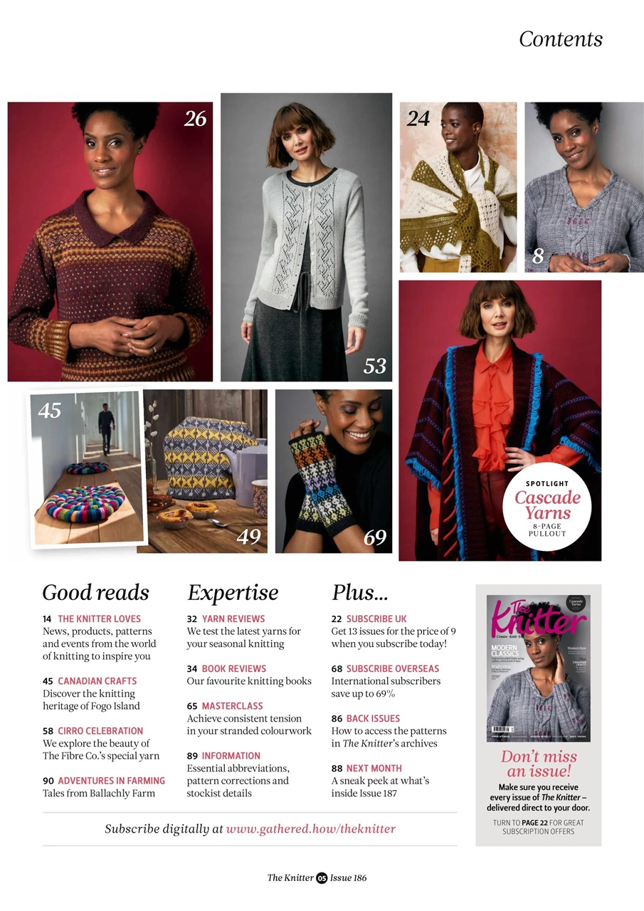 The Knitter Preview Pages